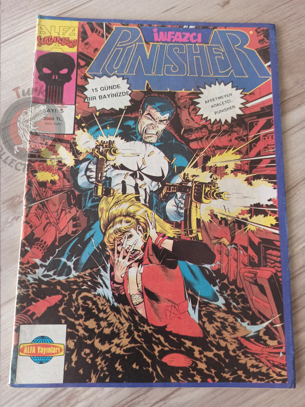 The Punisher #5 1991 Turkish Comic Turkey #50 #41
