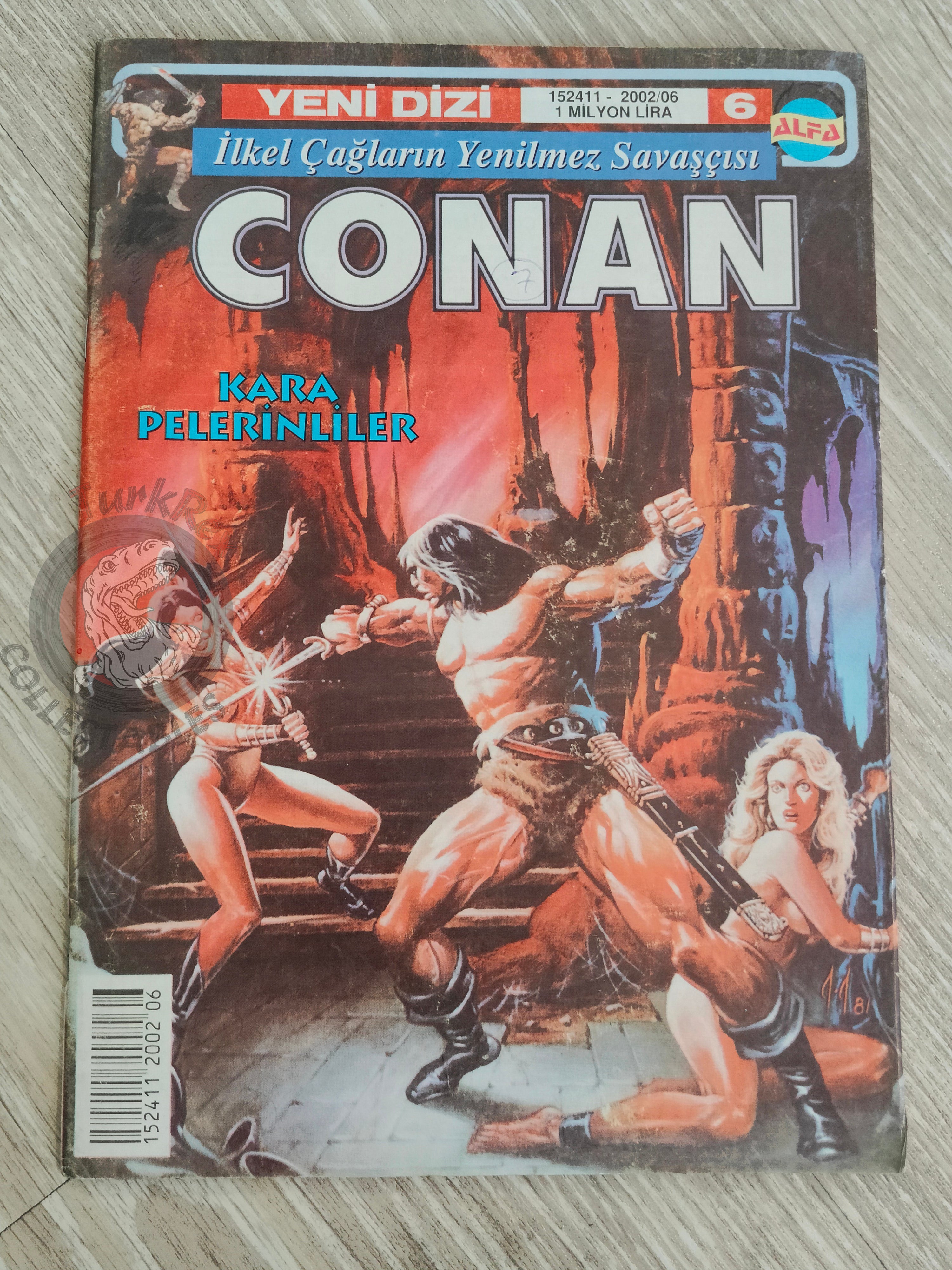 Conan #6 The Savage Sword of Conan #68 Turkish Comic Turkey The Barbarian #6