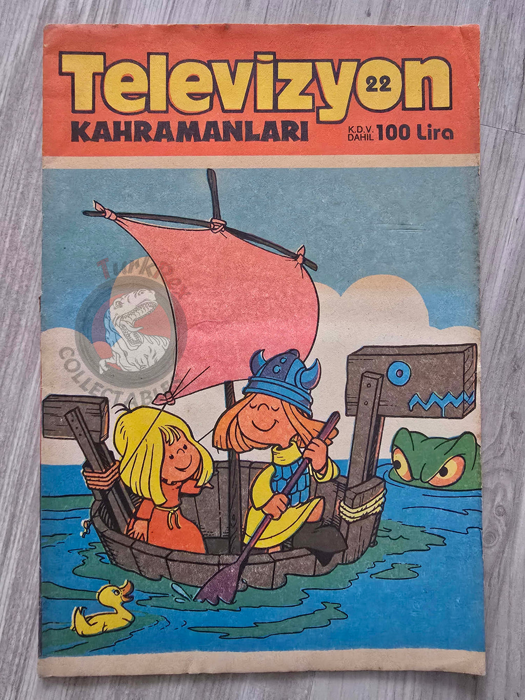 TV Heroes #22 The Jetsons Pink Panther Blondie Turkish Comic Turkey Vicky the Viking