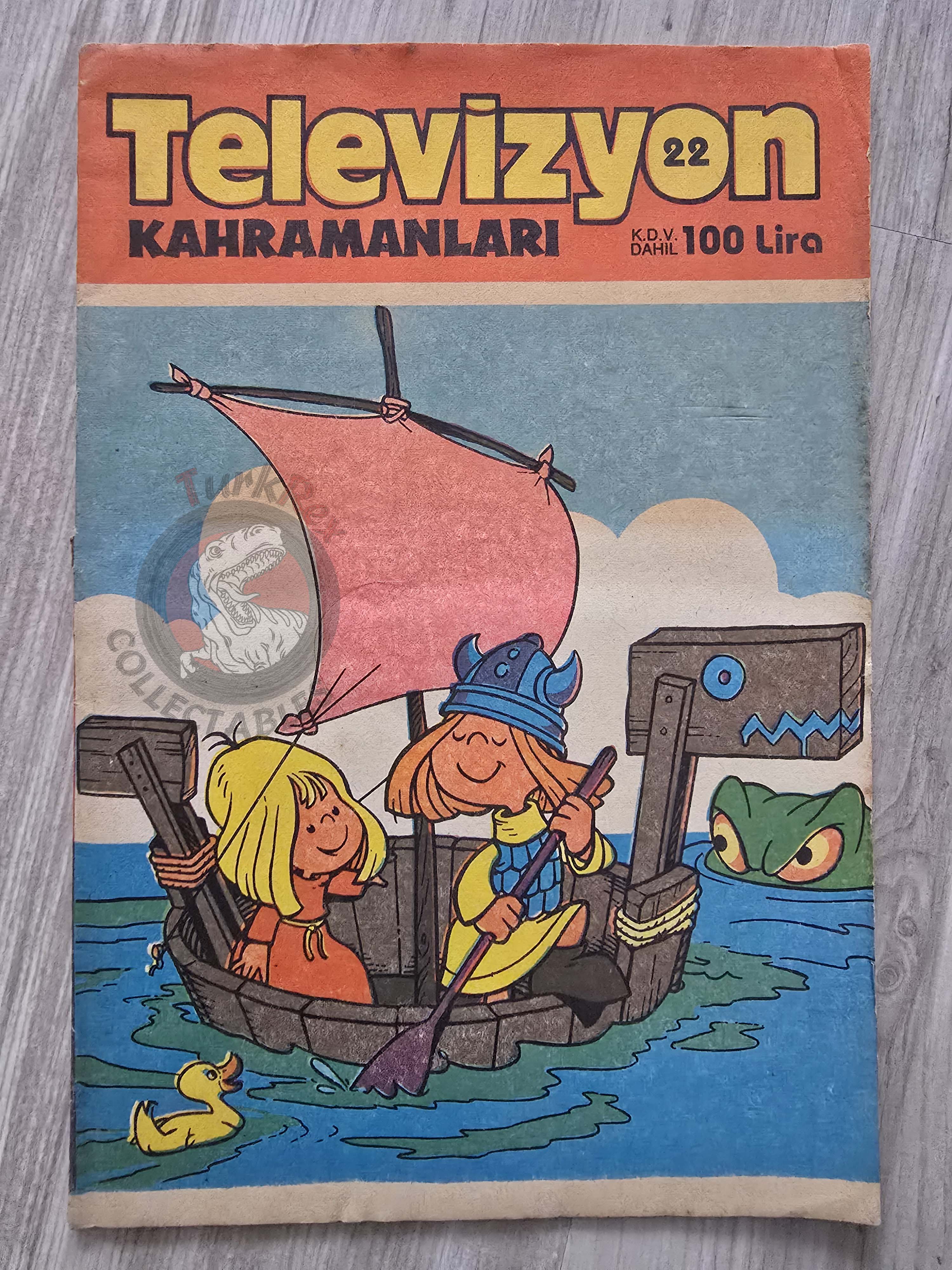 TV Heroes #22 The Jetsons Pink Panther Blondie Turkish Comic Turkey Vicky the Viking