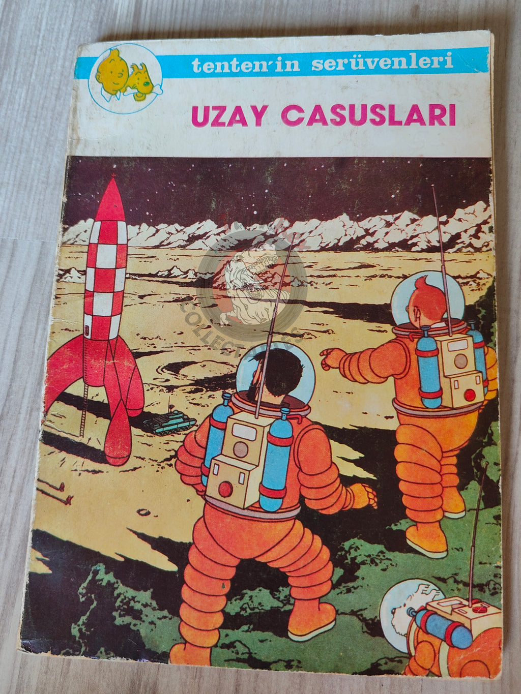Tintin – Explorers on the Moon mid 1980s Turkish Edition Comic Turkey 2