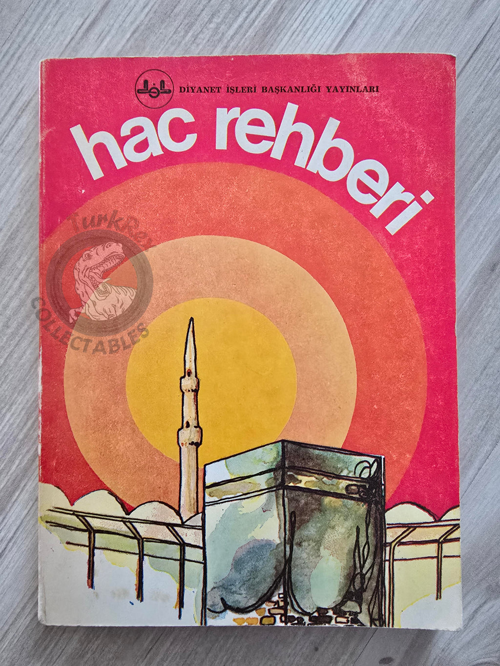 Hajj Guide 1972 Turkish Pilgrimage Handbook with Saudi Arabia Map Mecca Kaaba Medina