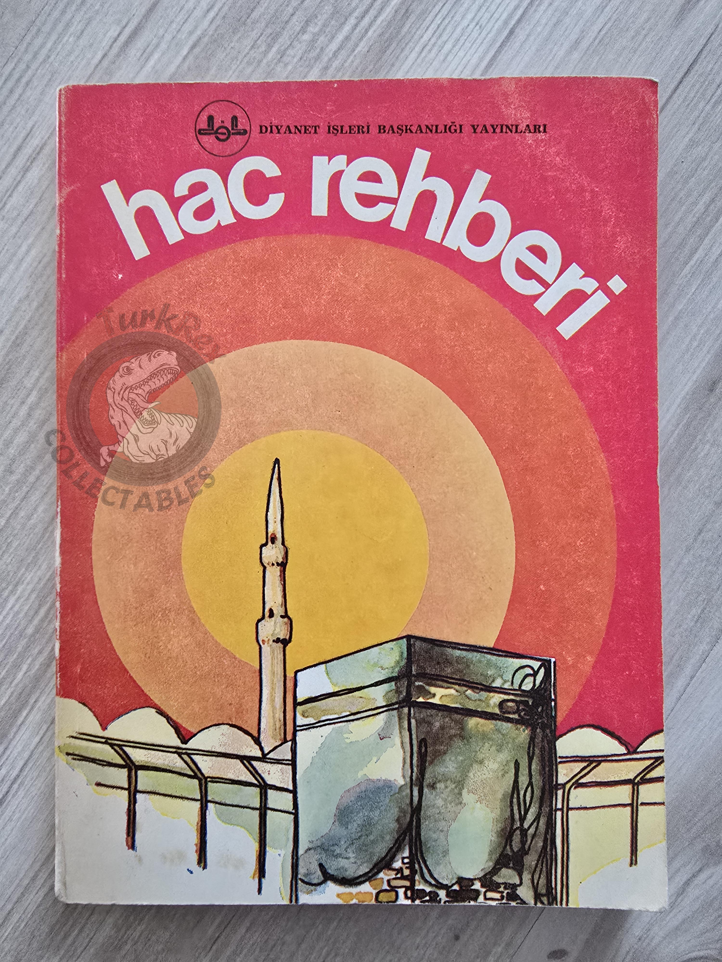 Hajj Guide 1972 Turkish Pilgrimage Handbook with Saudi Arabia Map Mecca Kaaba Medina