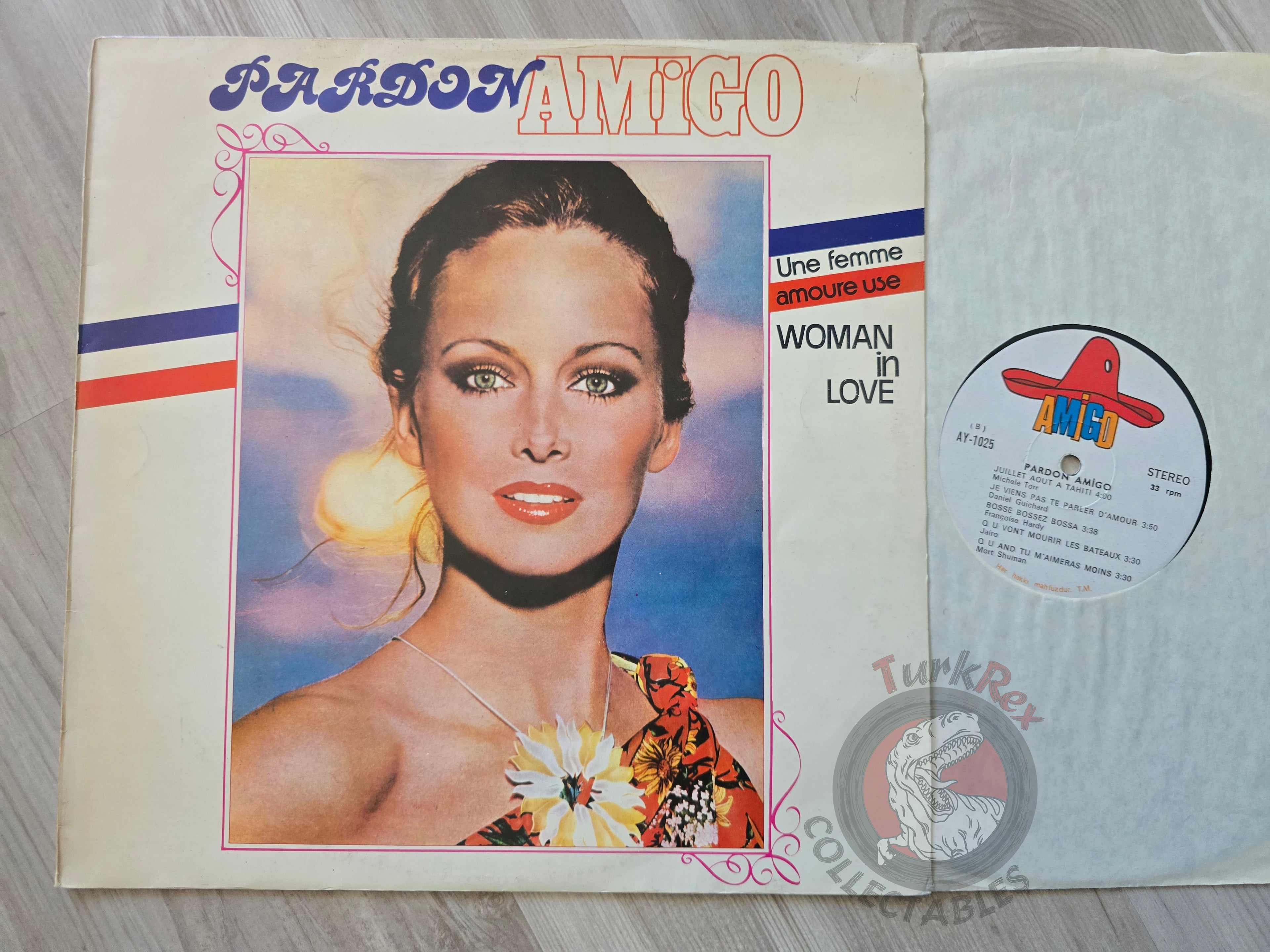 Various – Pardon Amigo Turkish Pressing Vinyl Turkey Edition