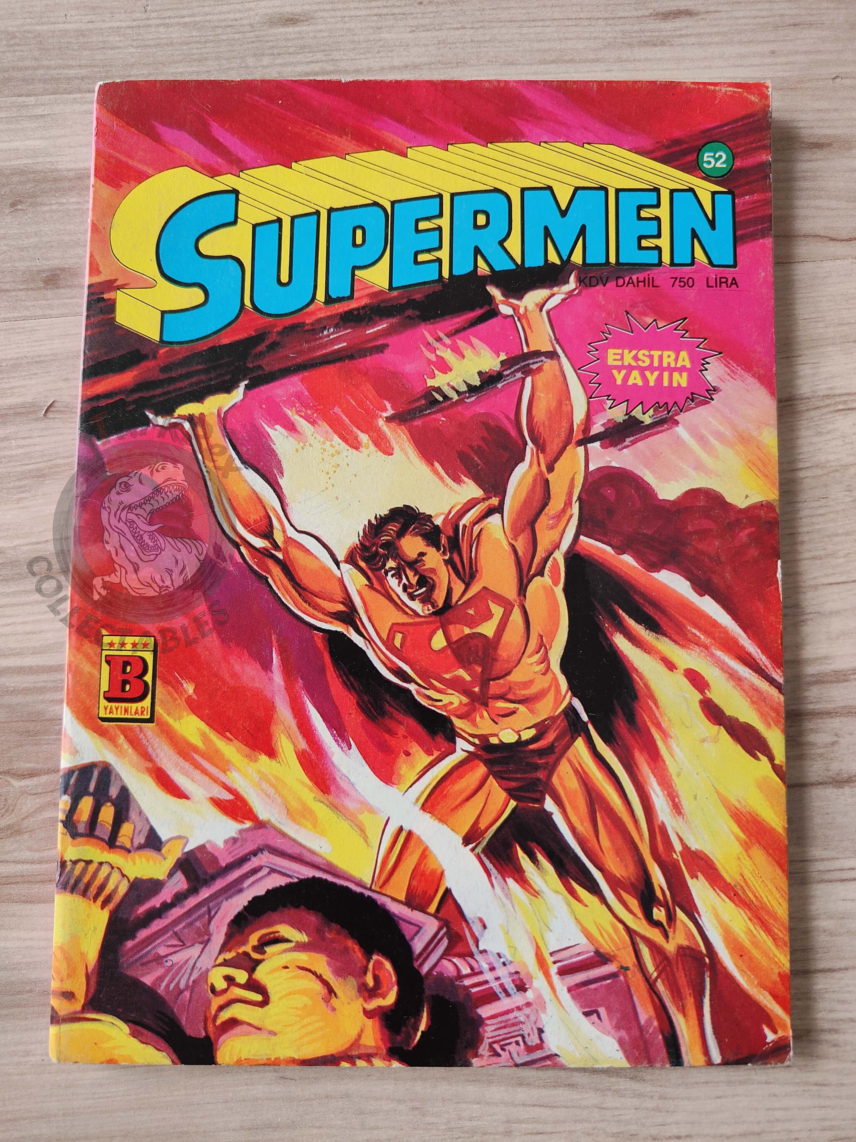 Superman #52 1988 Turkish Comic Turkey #411 Action Comics #554 #569