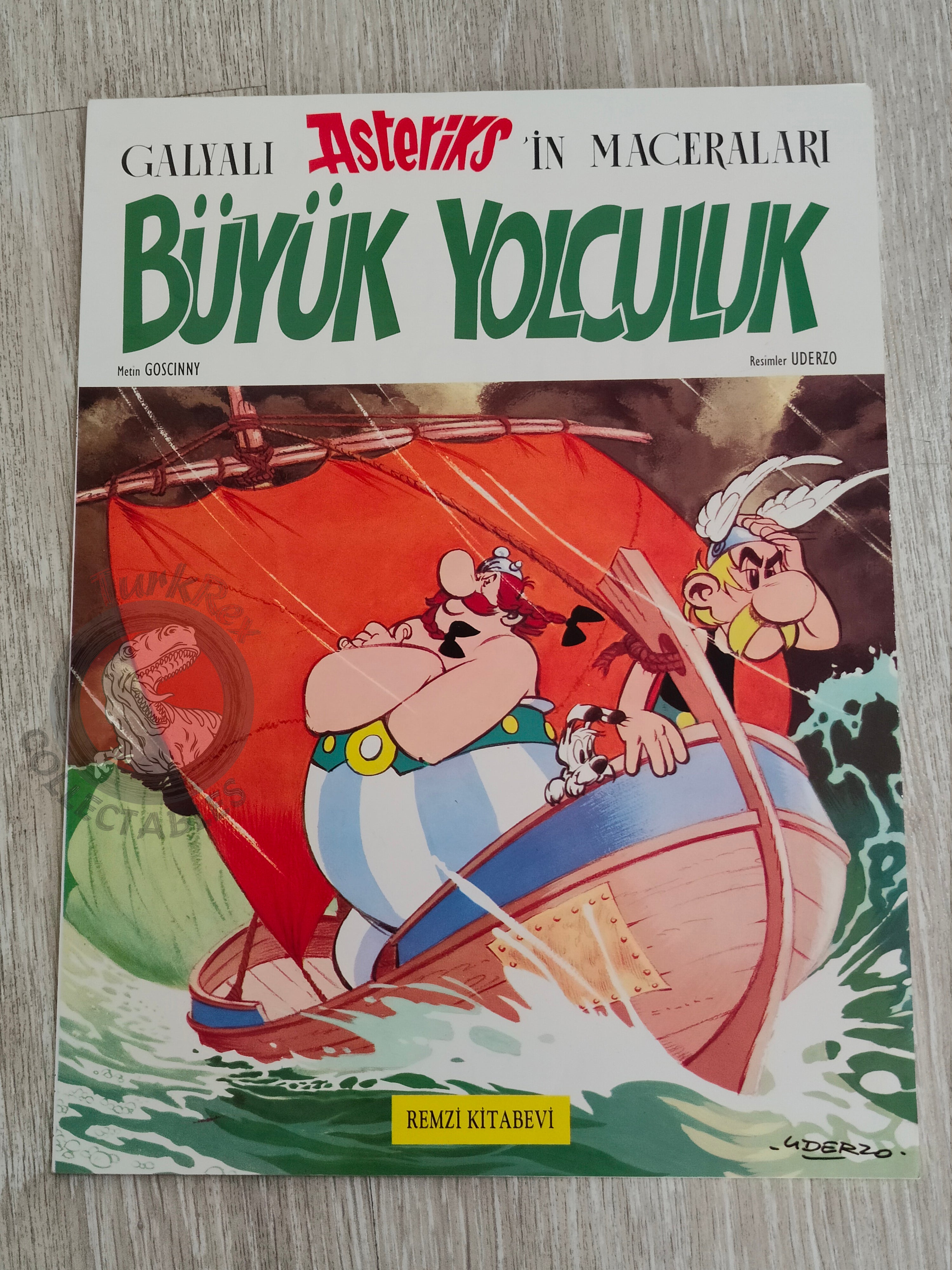 Asterix – Asterix and the Great Crossing 1995 1st Edition Turkish Edition Comic Turkey