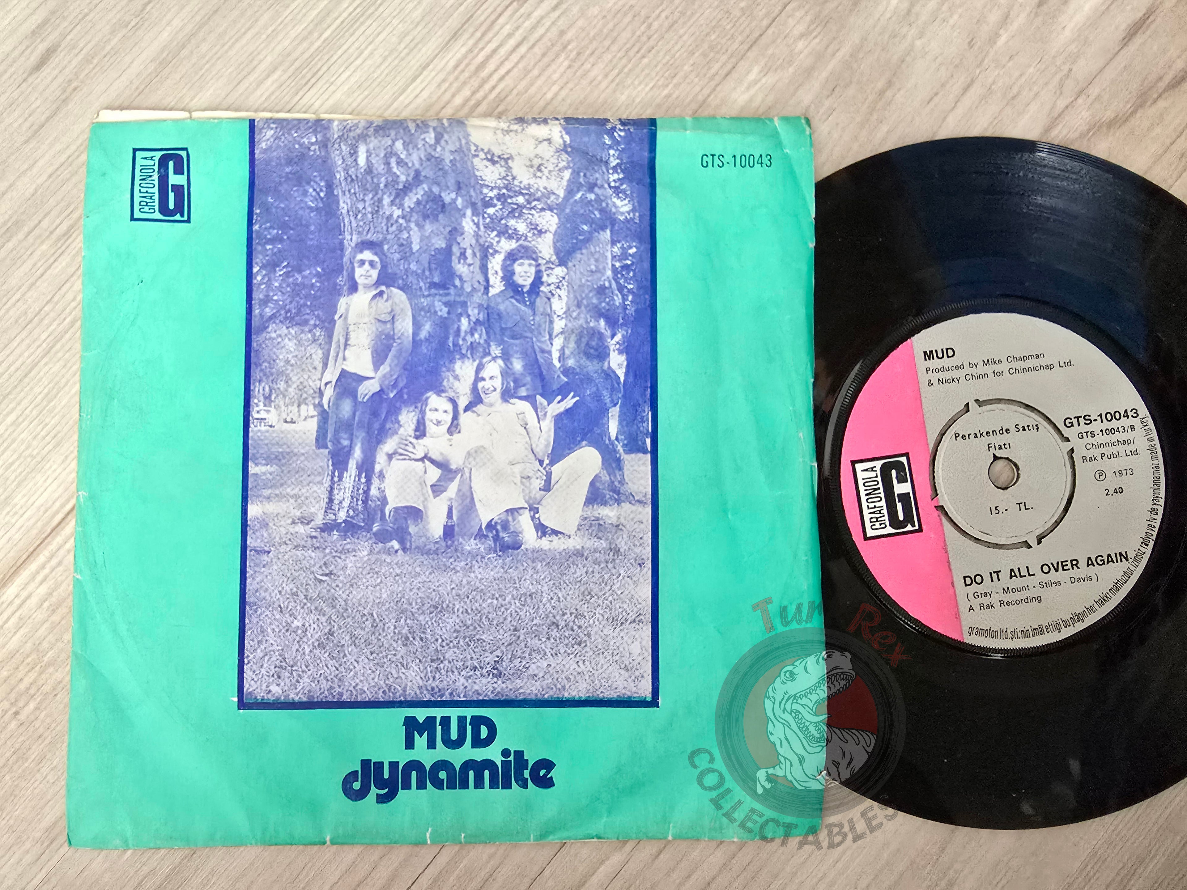 Mud – Dynamite 7" Turkish Pressing Vinyl Turkey Edition