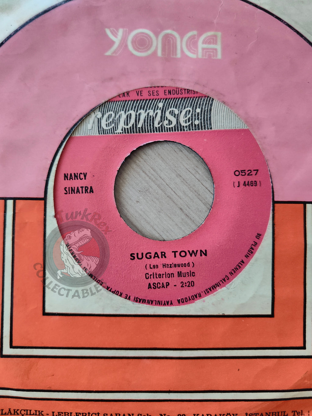 Nancy Sinatra – Summer Wine 7" Turkish Pressing Vinyl Turkey Edition