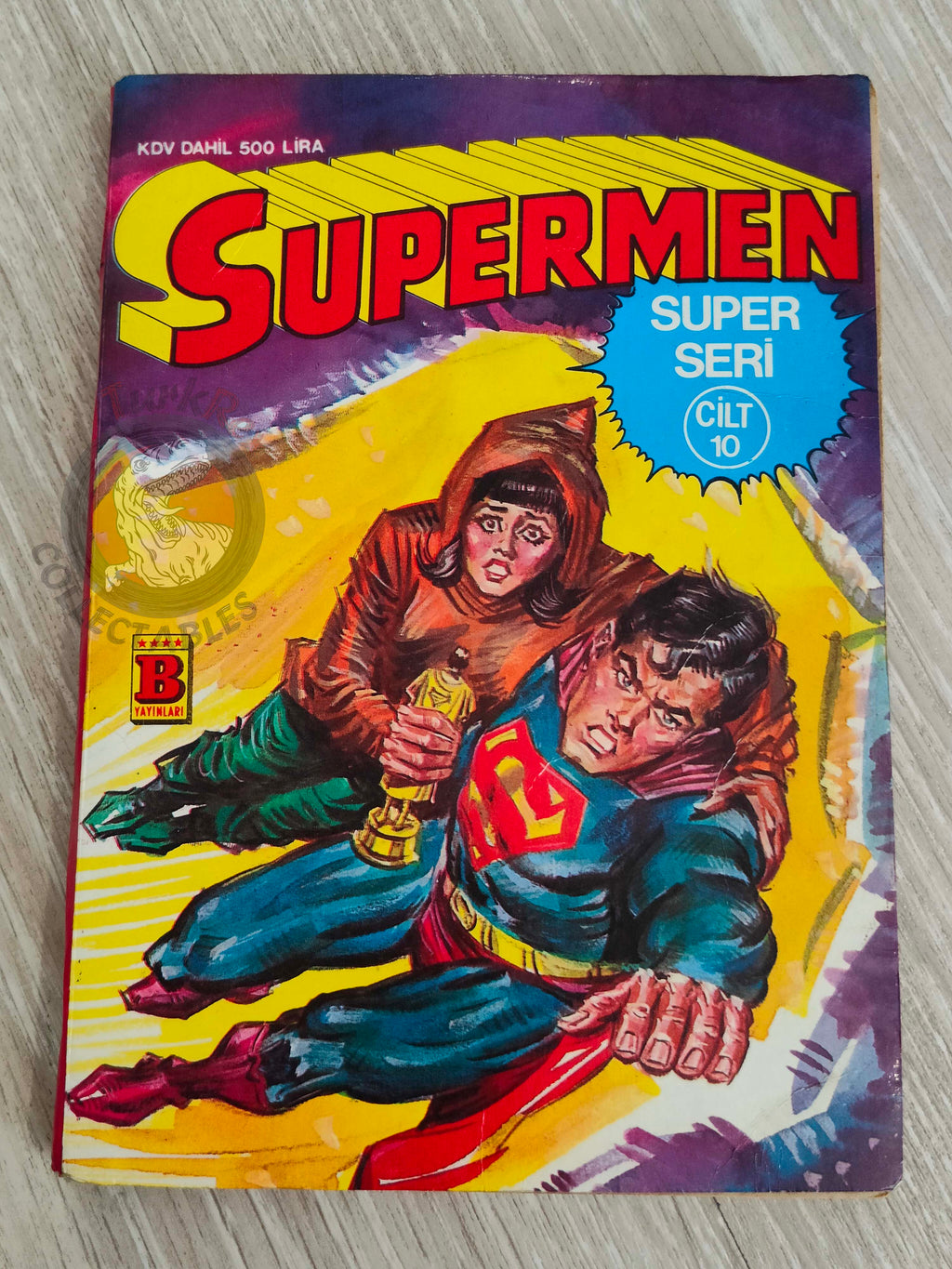 Superman Vol #10 1990 Turkish Comic Turkey #369 #370 Batman #252 Aquaman #62