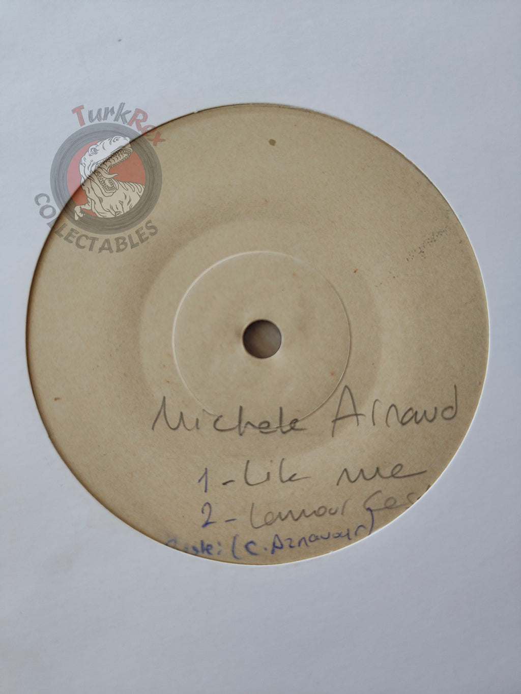 Michèle Arnaud – L'île Nue  7" Turkish Test Pressing Vinyl Turkey Edition