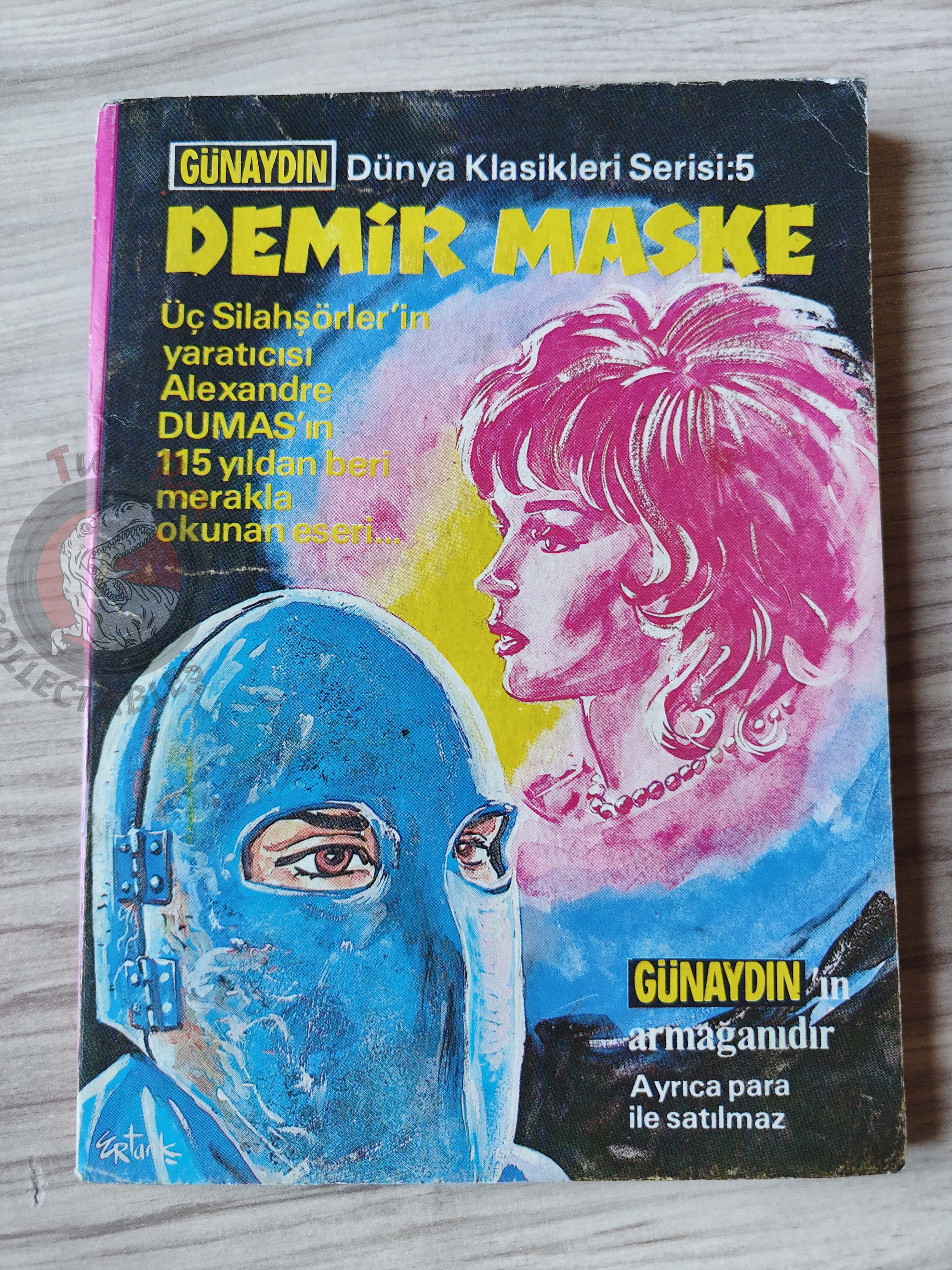 Iron Mask – Alexandre Dumas Turkish Comic Turkey Classics Illustrated