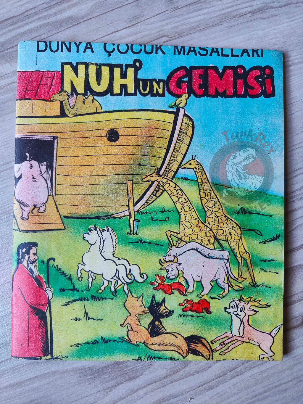 Noah’s Ark Genesis 1960s Turkish Book Turkey Illustrated Thumbelina