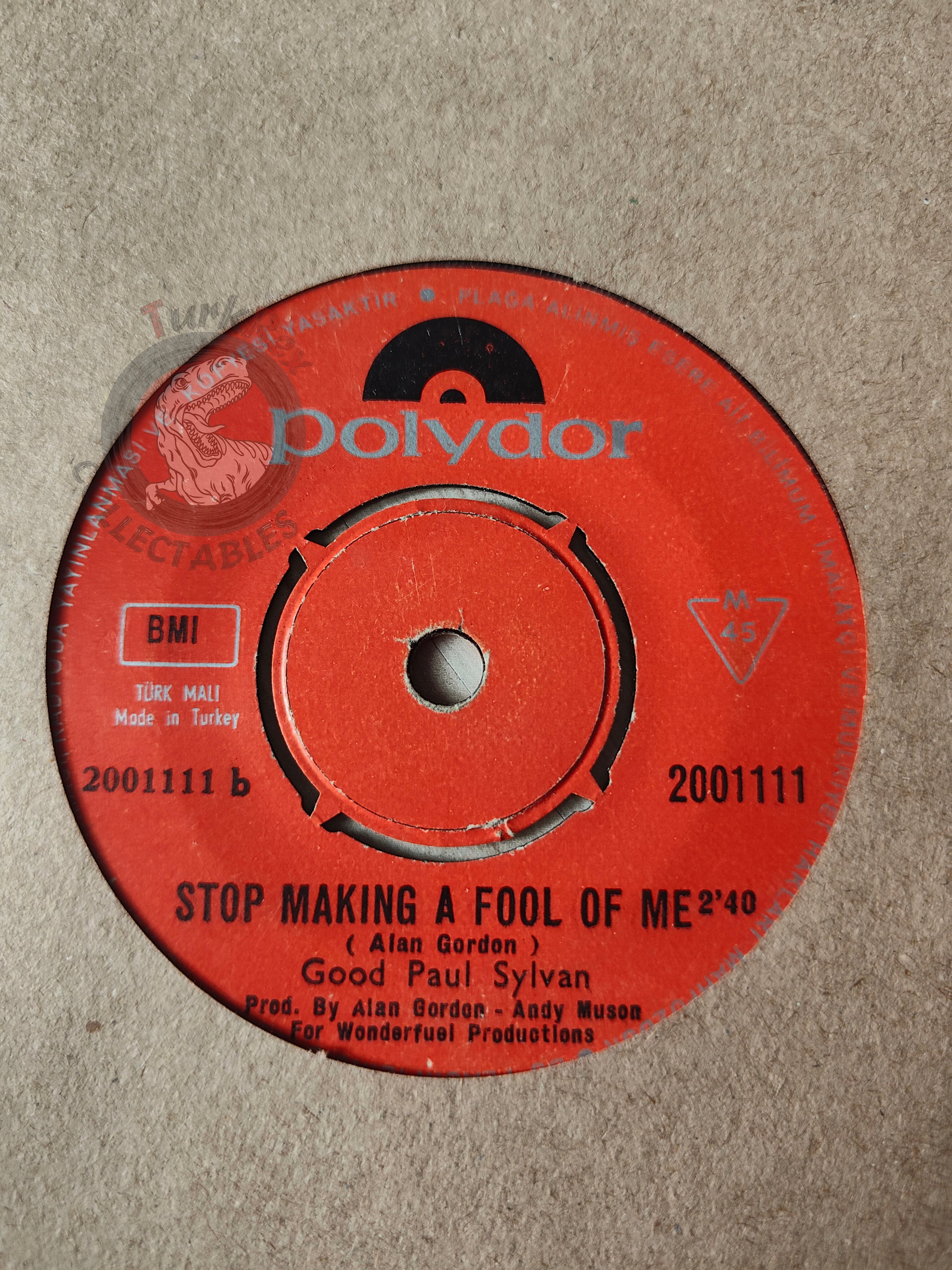 The Jerry Ross Symposium, Good Paul Sylvan – Venus 7" Turkish Pressing Vinyl Turkey Edition