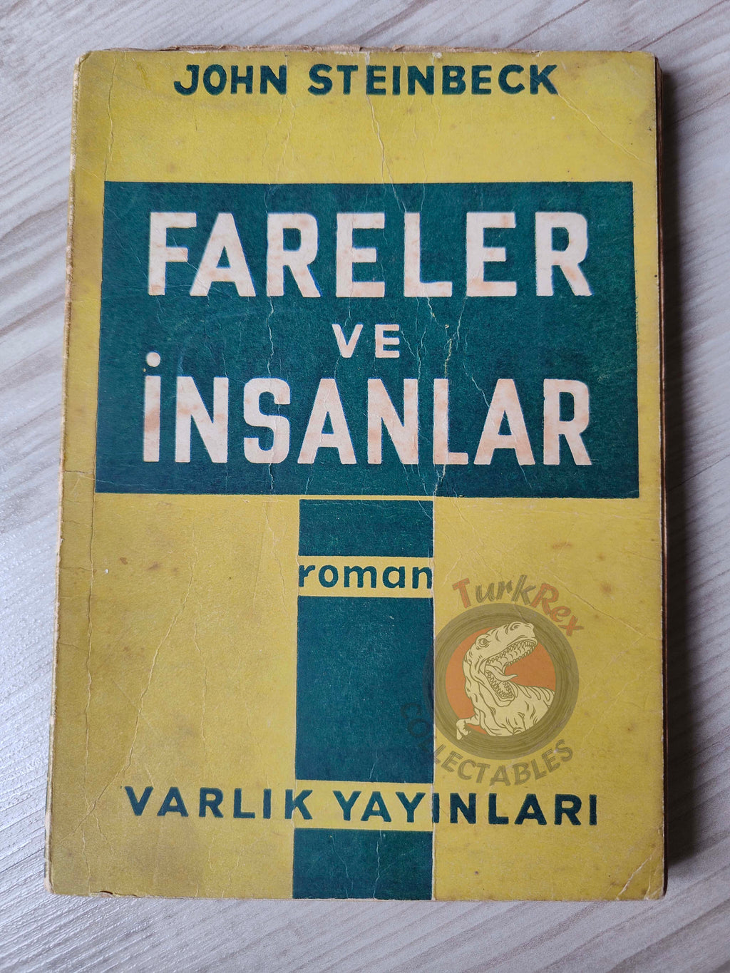 John Steinbeck – Of Mice and Men 1951 1st Turkish Book Turkey