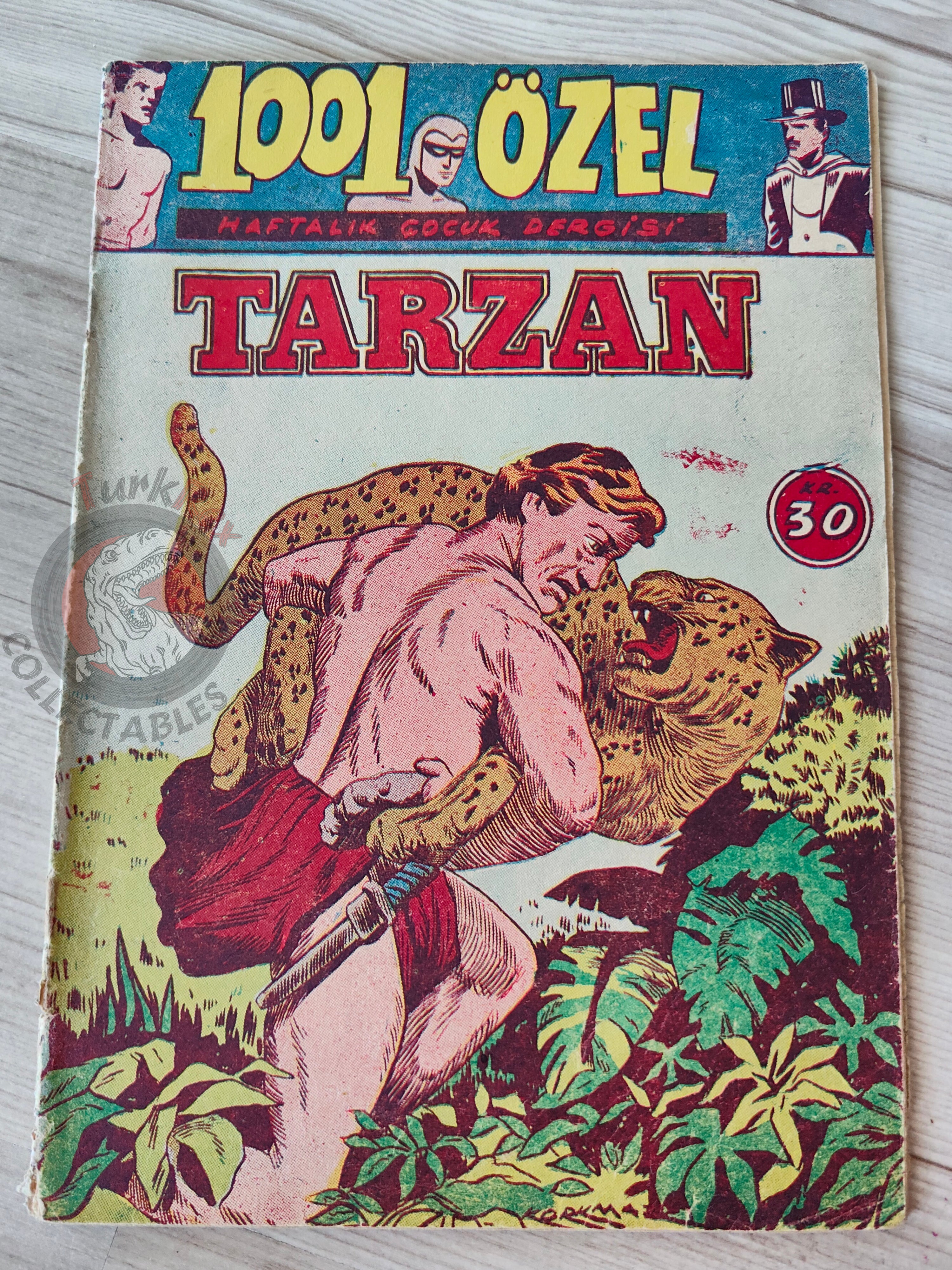 1001 Özel #148 1955 Tarzan - Brick Bradford Turkish Comic Mag Turkey