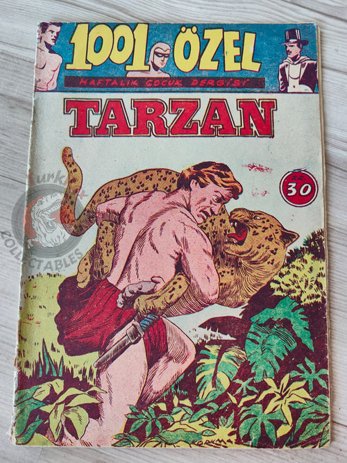 1001 Özel #148 1955 Tarzan - Brick Bradford Turkish Comic Mag Turkey