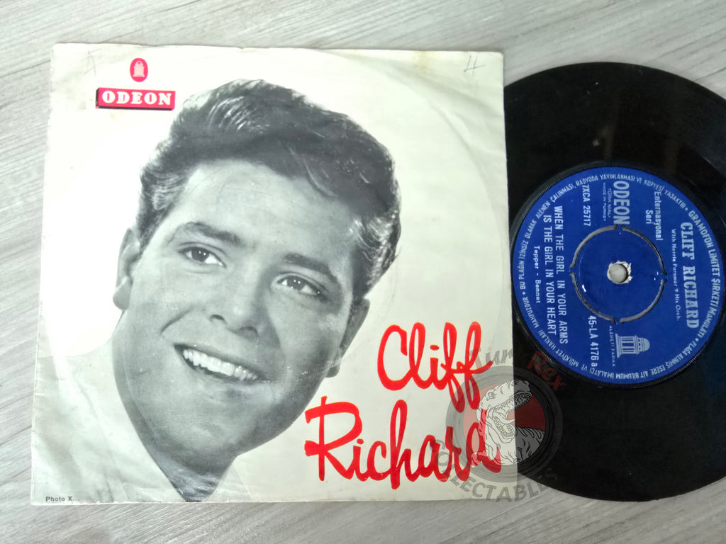 Cliff Richard – Don't Be Mad At Me 7" Turkish Pressing Vinyl Turkey Edition Shadows