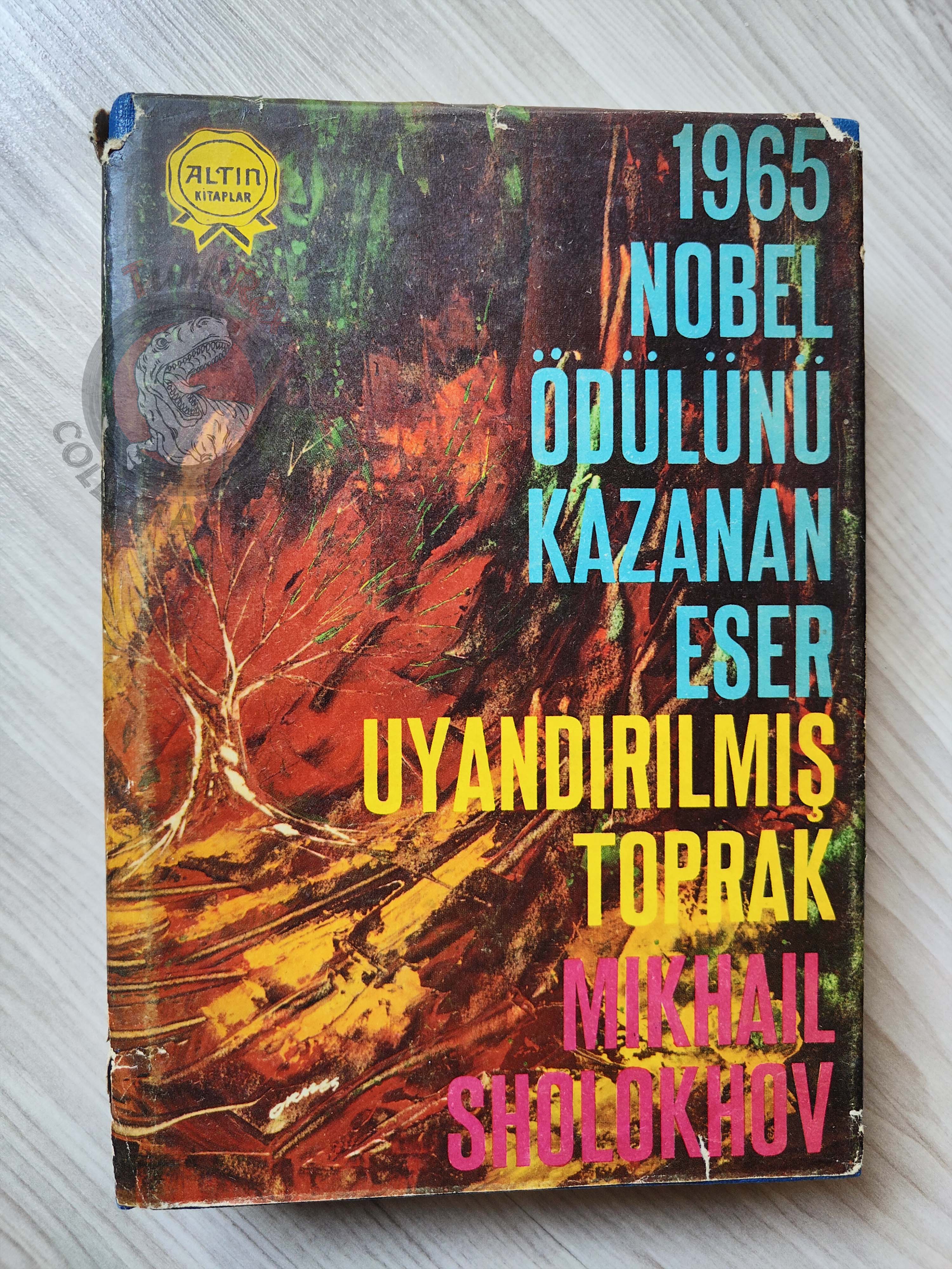Mikhail Sholokhov – Virgin Soil Upturned 1965 1st HC/DJ Turkish Book Turkey