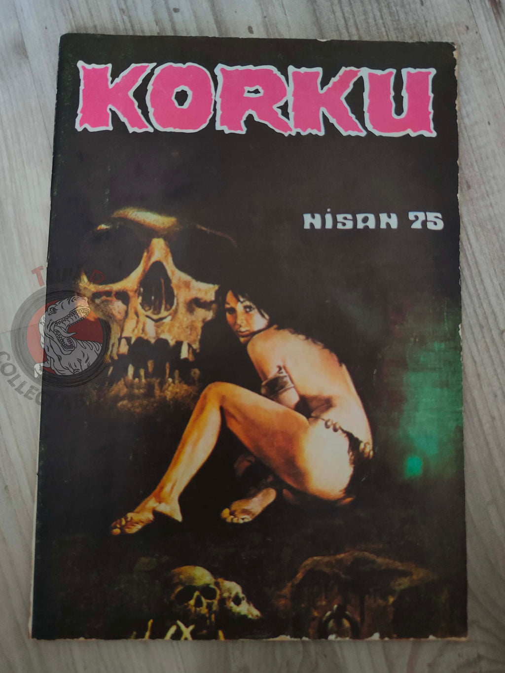 Korku April 1975 Turkish Comic Turkey Vampirella #34 Warren Creepy Eerie Enrich