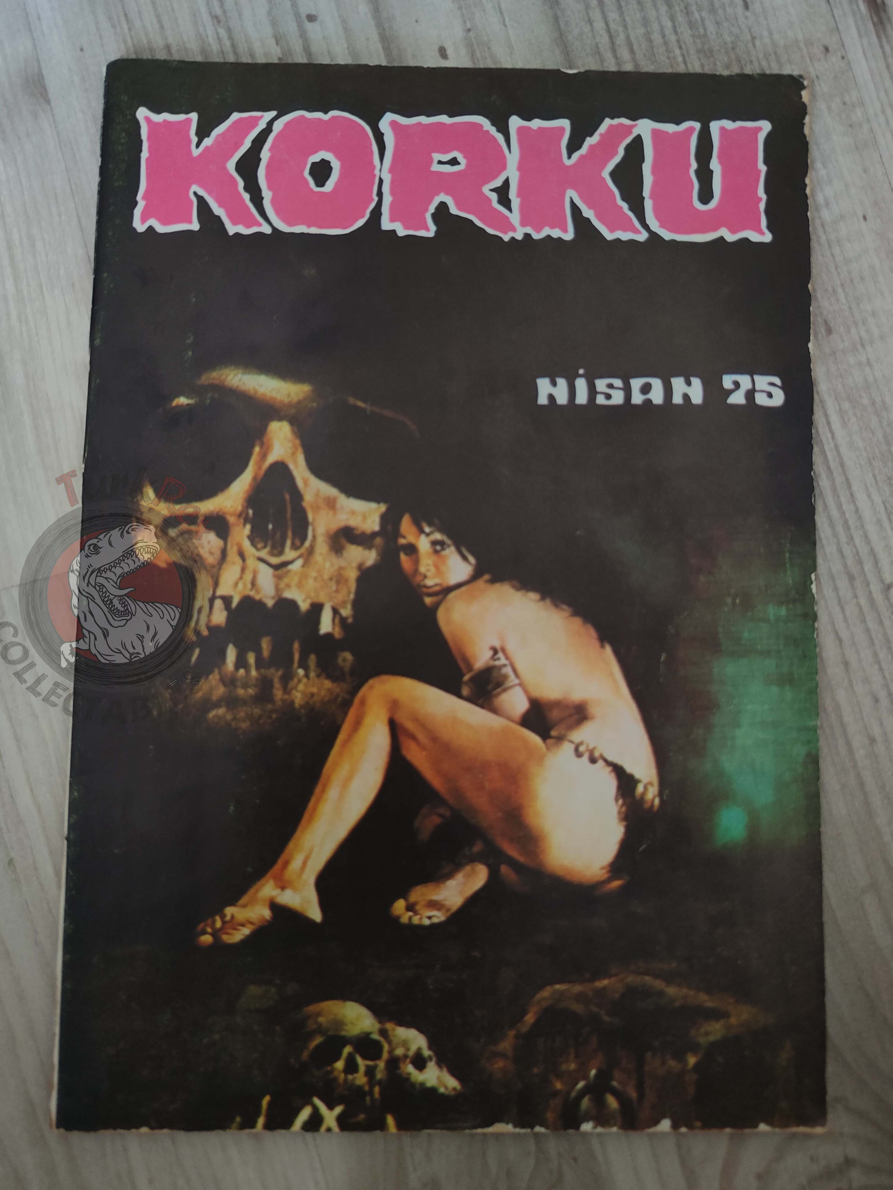 Korku April 1975 Turkish Comic Turkey Vampirella #34 Warren Creepy Eerie Enrich