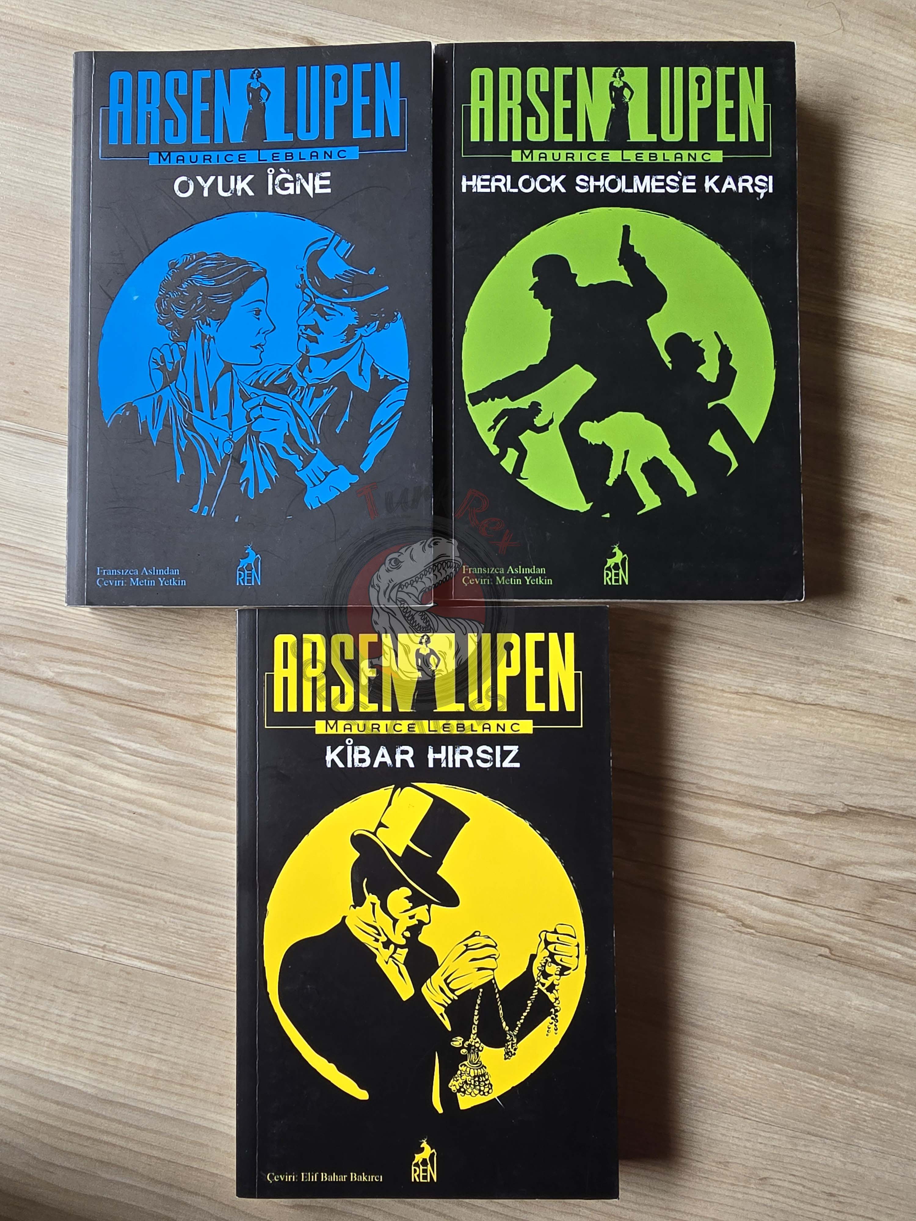 Arsène Lupin Box Set contre Herlock Sholmes Turkish Book Turkey Maurice Leblanc