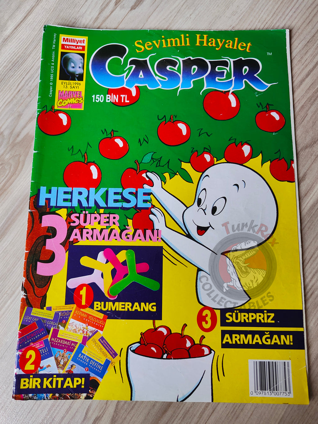 Casper the Friendly Ghost Magazine – Issue #13 1996 Turkish Comic Turkey