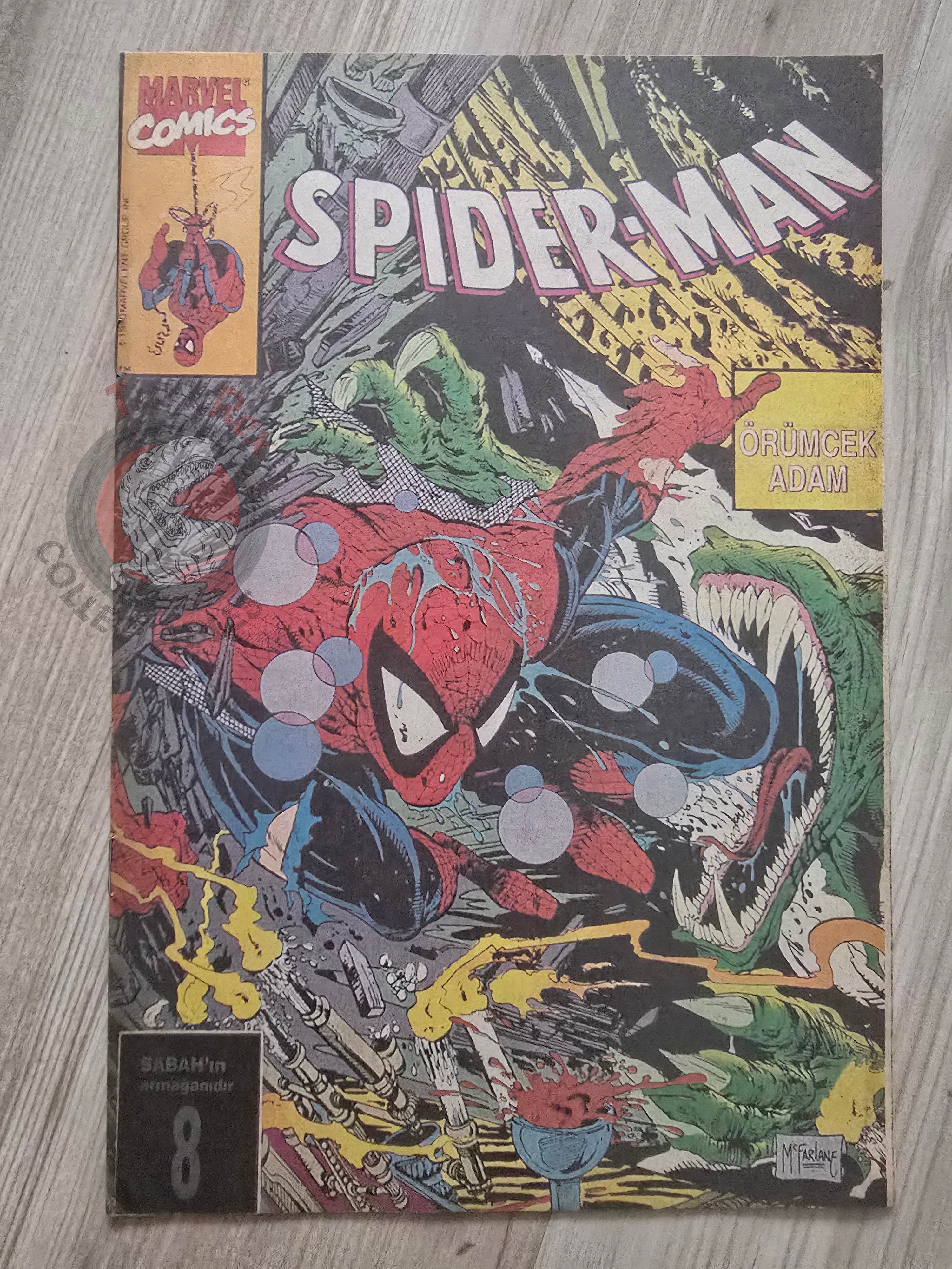 Spider-Man #8 1990s Turkish Comic Turkey Spider-Man #4 Todd McFarlane #5