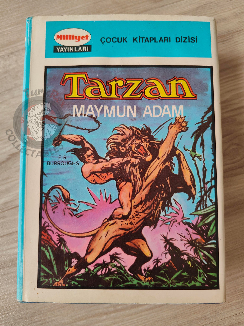 Edgar Rice Burroughs – Tarzan 1971 HC/DJ Turkish Book Turkey Illustrated Johnny Weissmuller