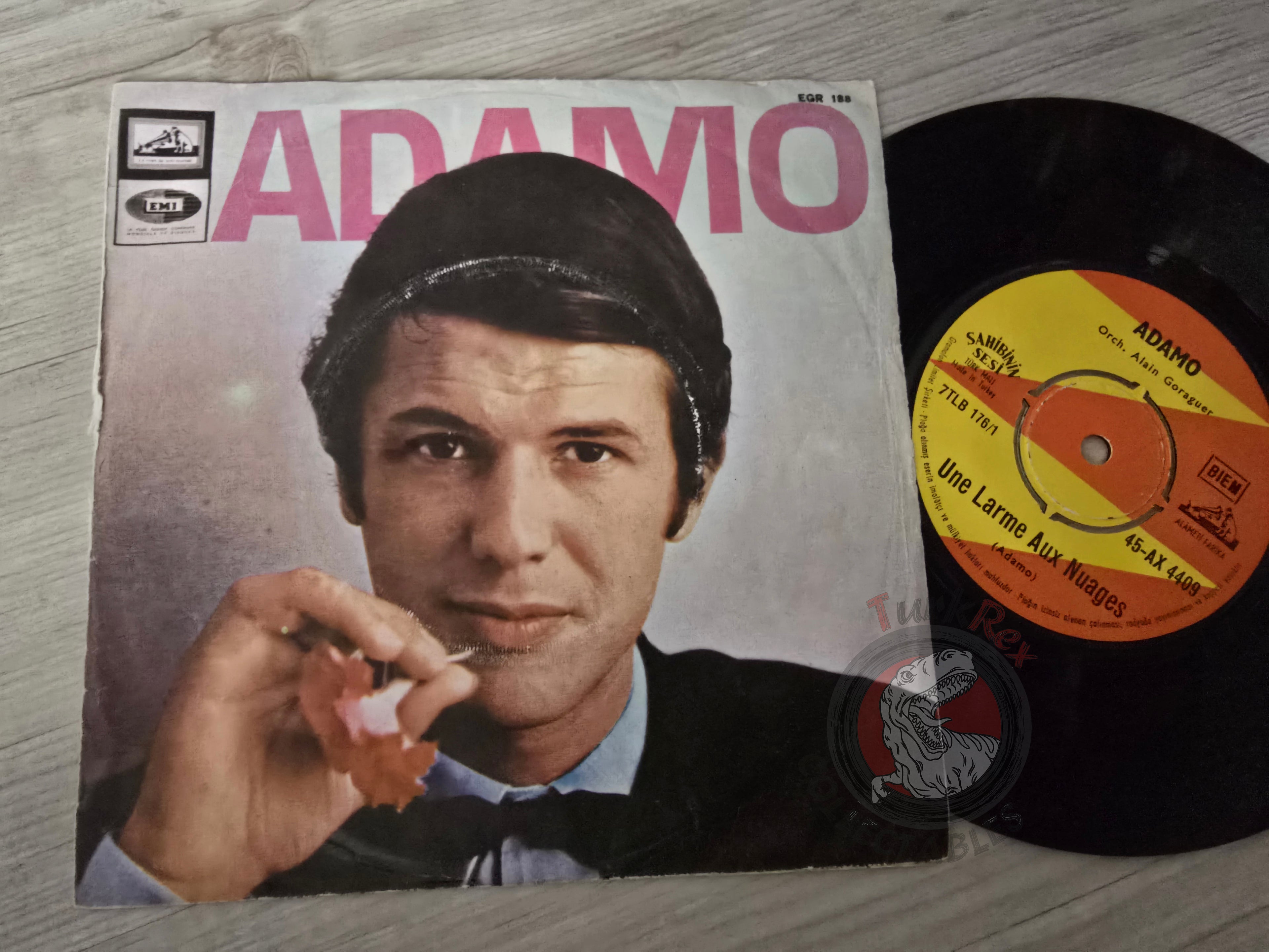 Adamo – Le Néon 7" Turkish Pressing Vinyl Turkey Edition