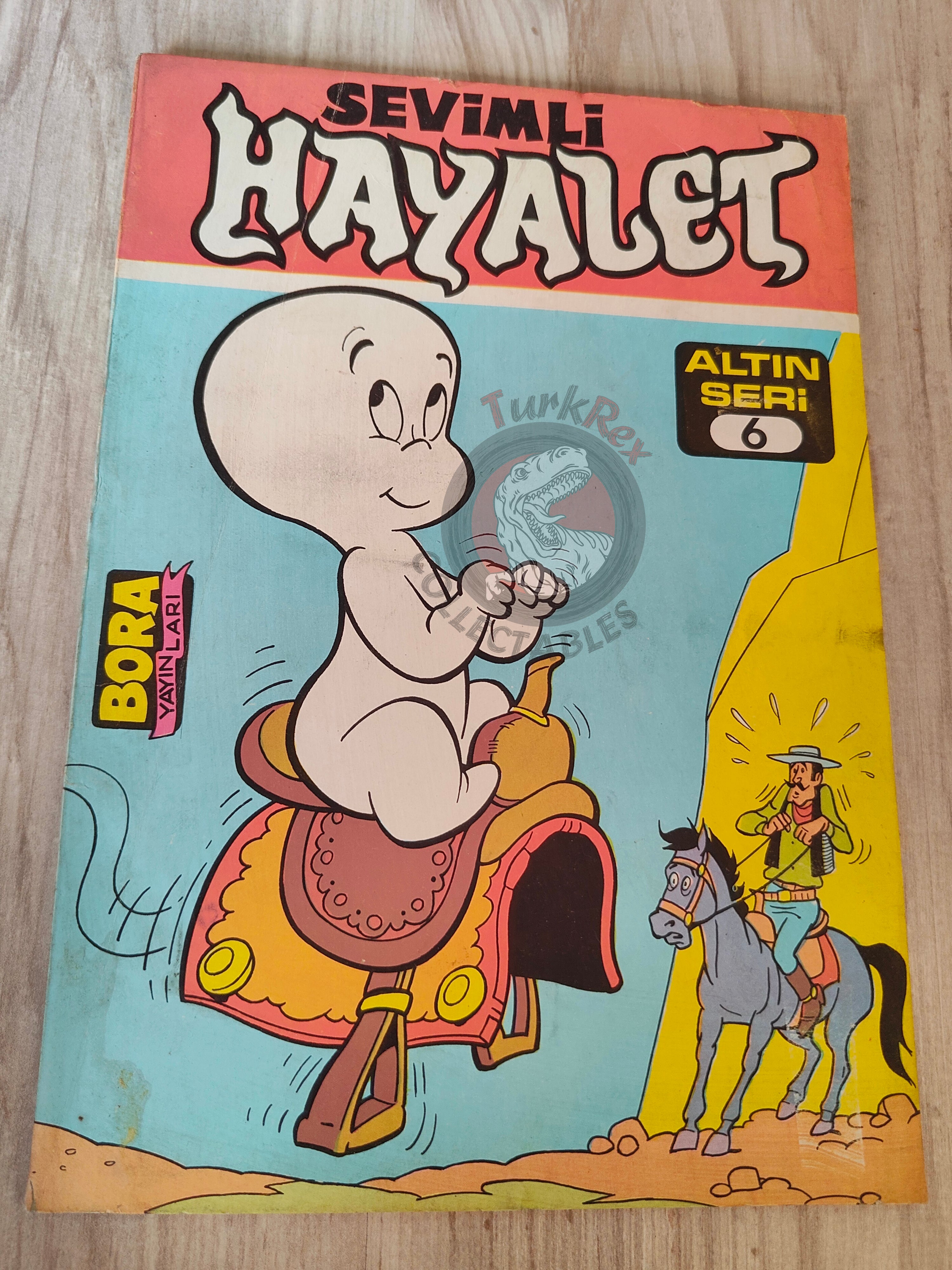 Casper the Friendly Ghost –  Altın Seri #6 80s Turkish Comic Turkey
