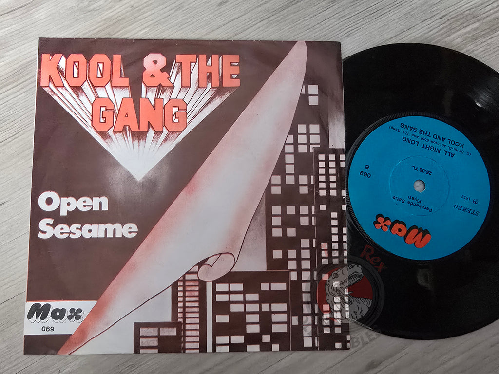 Kool & The Gang – Open Sesame / All Night Long 7" Turkish Pressing Vinyl Turkey Edition