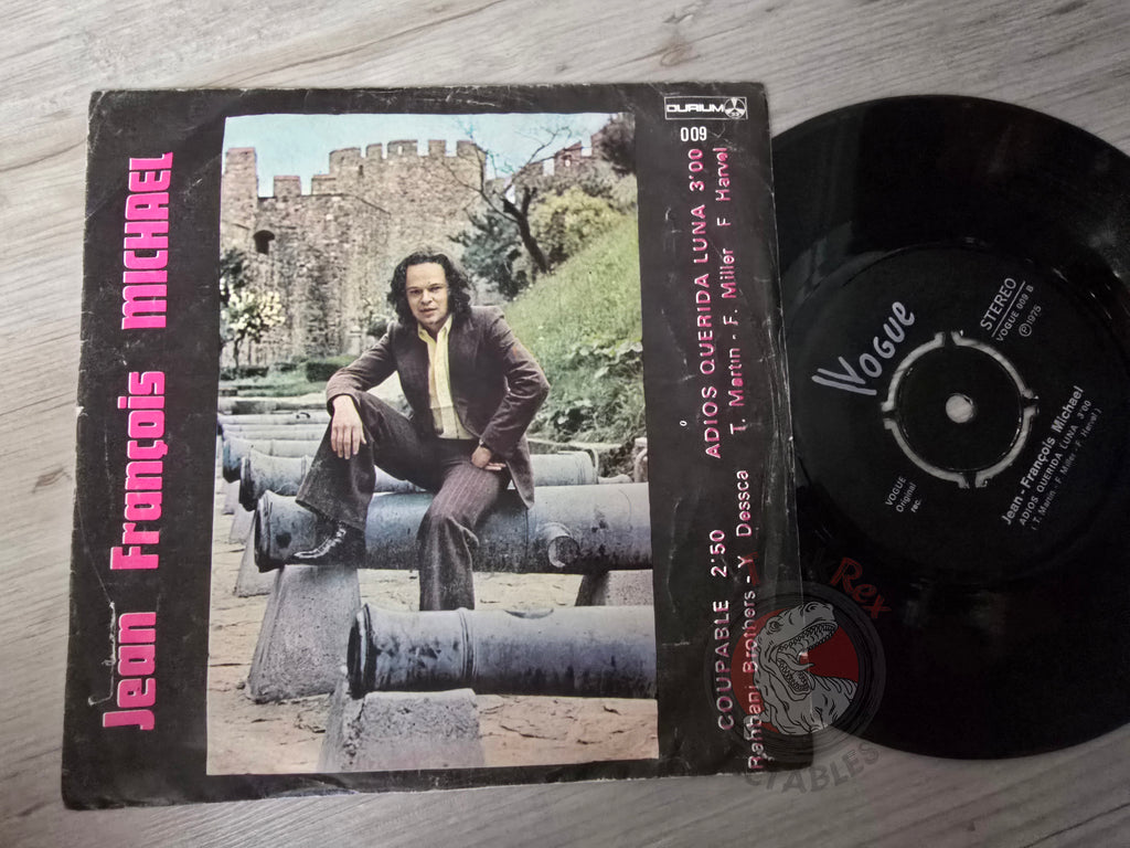 Jean-François Michael – Coupable 7" Turkish Pressing Vinyl Turkey Edition