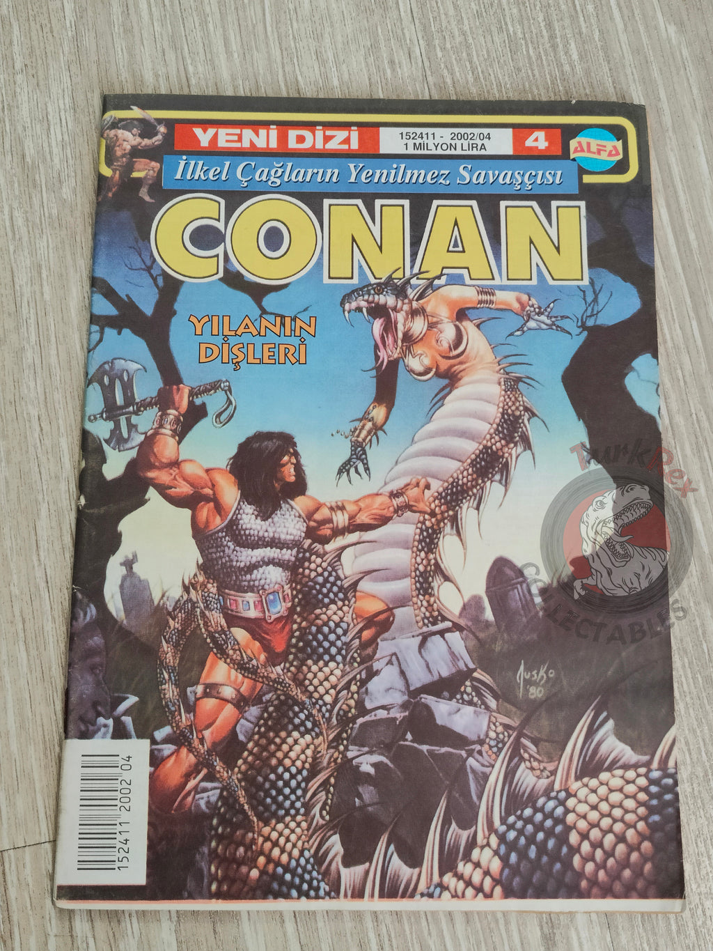 Conan #4 The Savage Sword of Conan #65 Turkish Comic Turkey The Barbarian #4