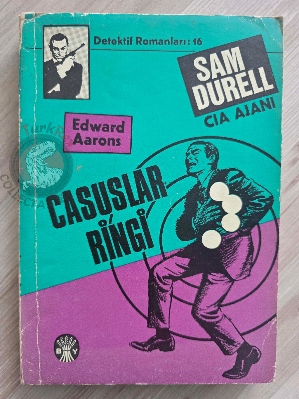 Edward Aarons – Sam Durell  Manchurian Doll  1966 1st Turkish Book Turkey
