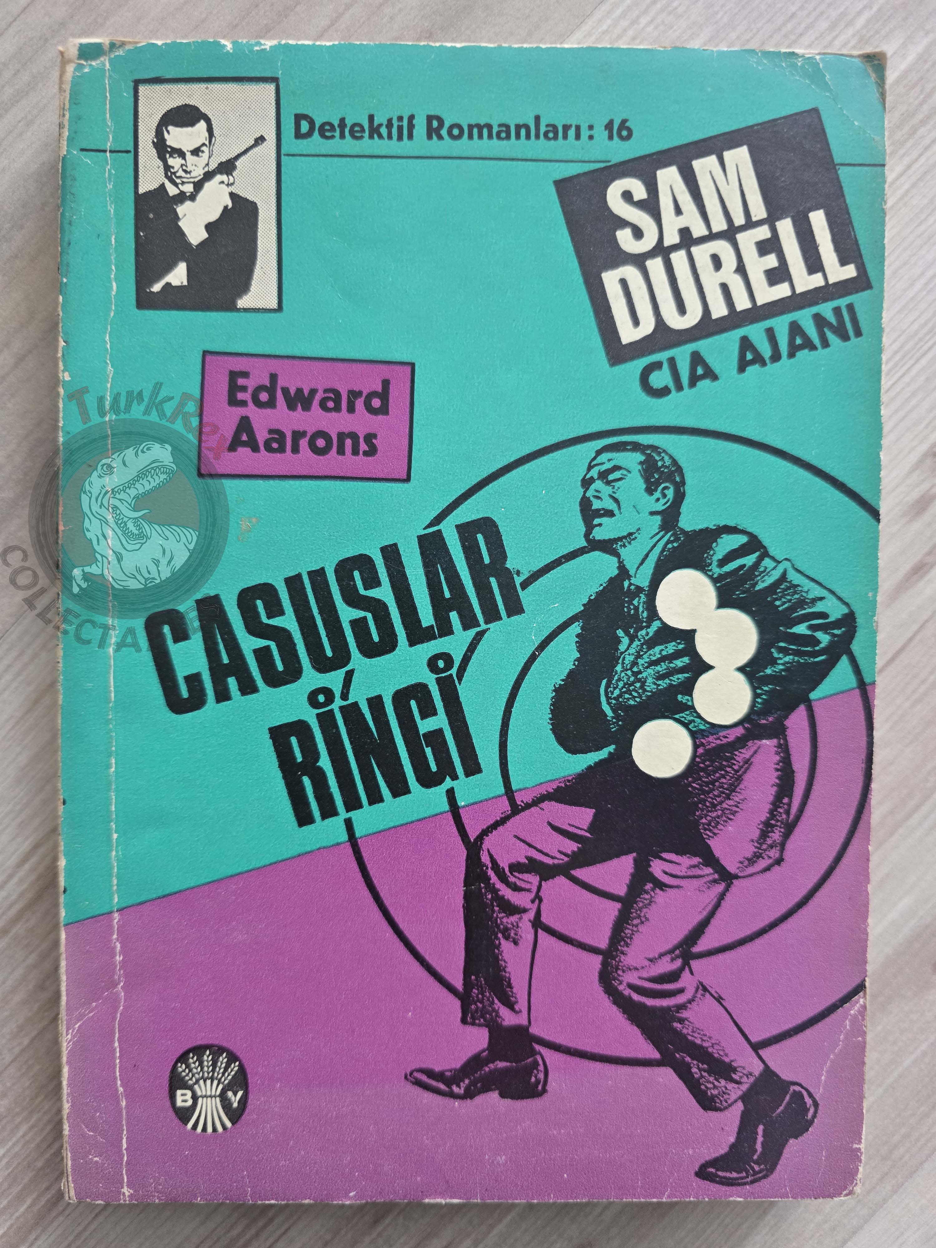 Edward Aarons – Sam Durell  Manchurian Doll  1966 1st Turkish Book Turkey