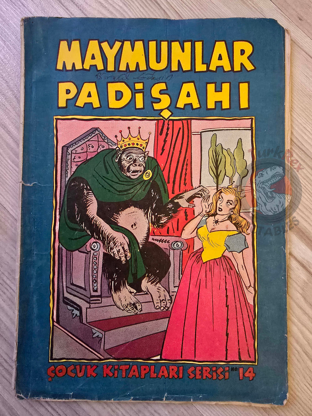 Şükran Eğrilmez – The King of Monkeys 1952 Turkish Book Turkey Illustrated