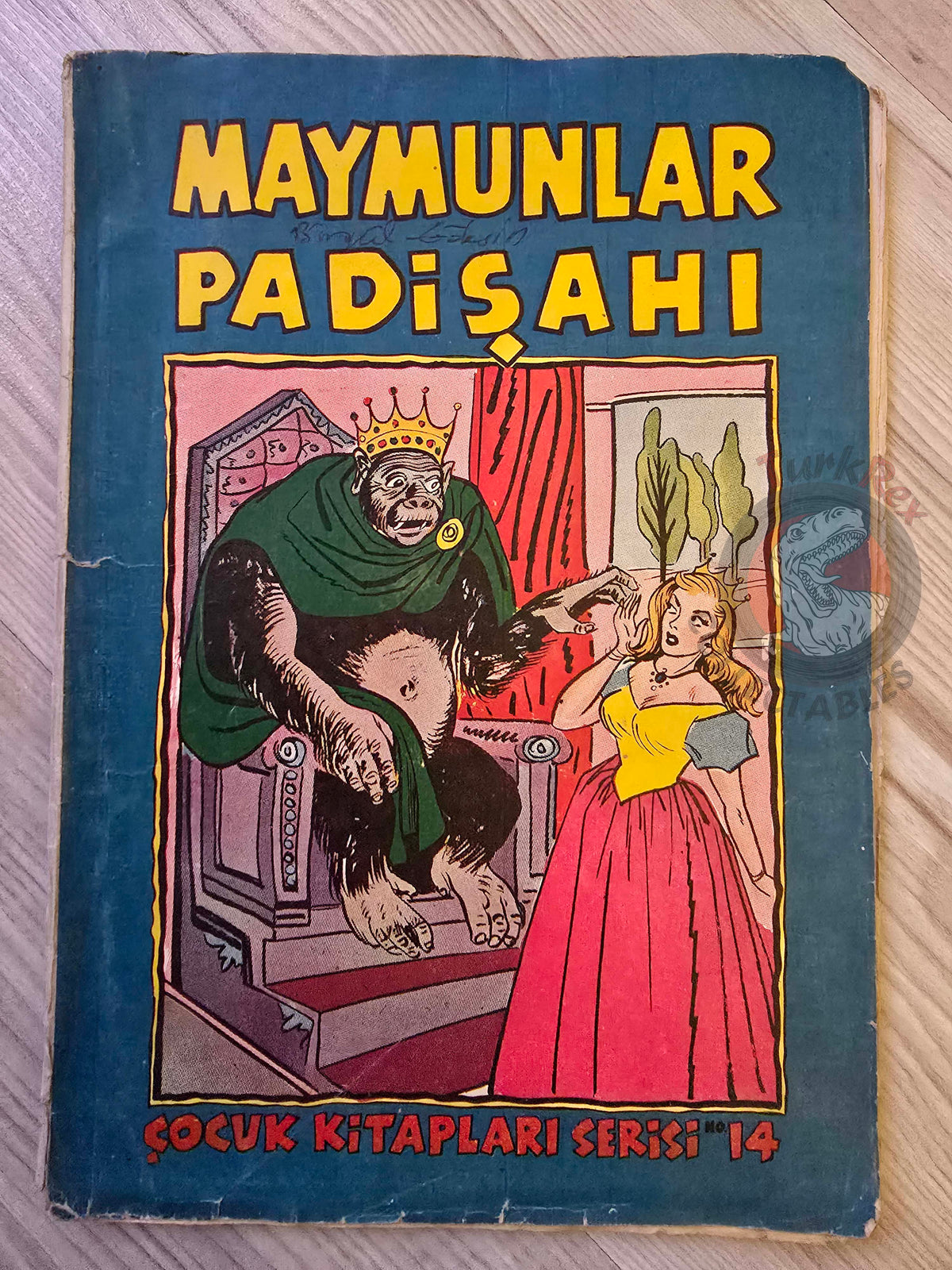 Şükran Eğrilmez – The King of Monkeys 1952 Turkish Book Turkey Illustrated