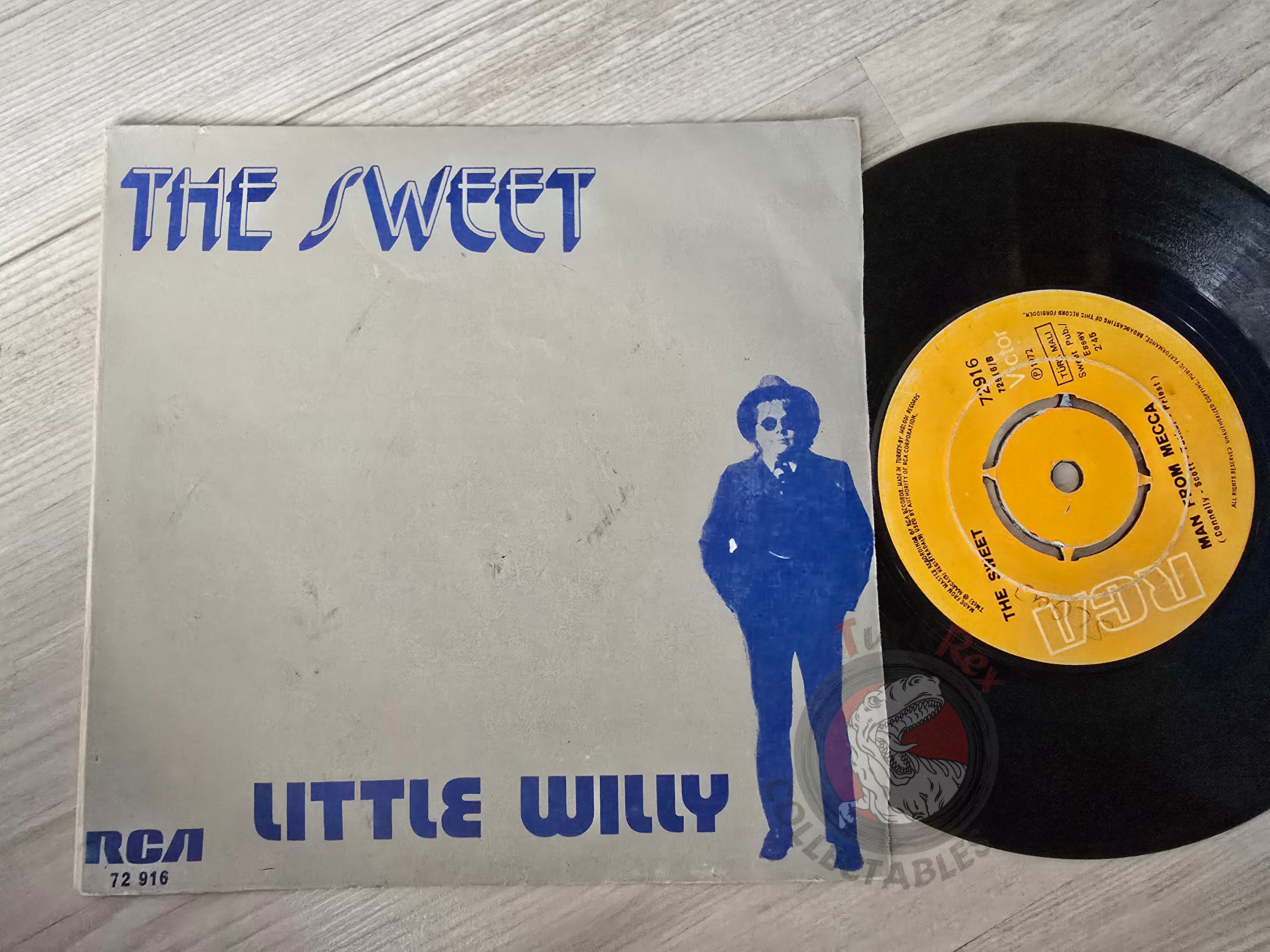 The Sweet – Little Willy 7" Turkish Pressing Vinyl Turkey Edition