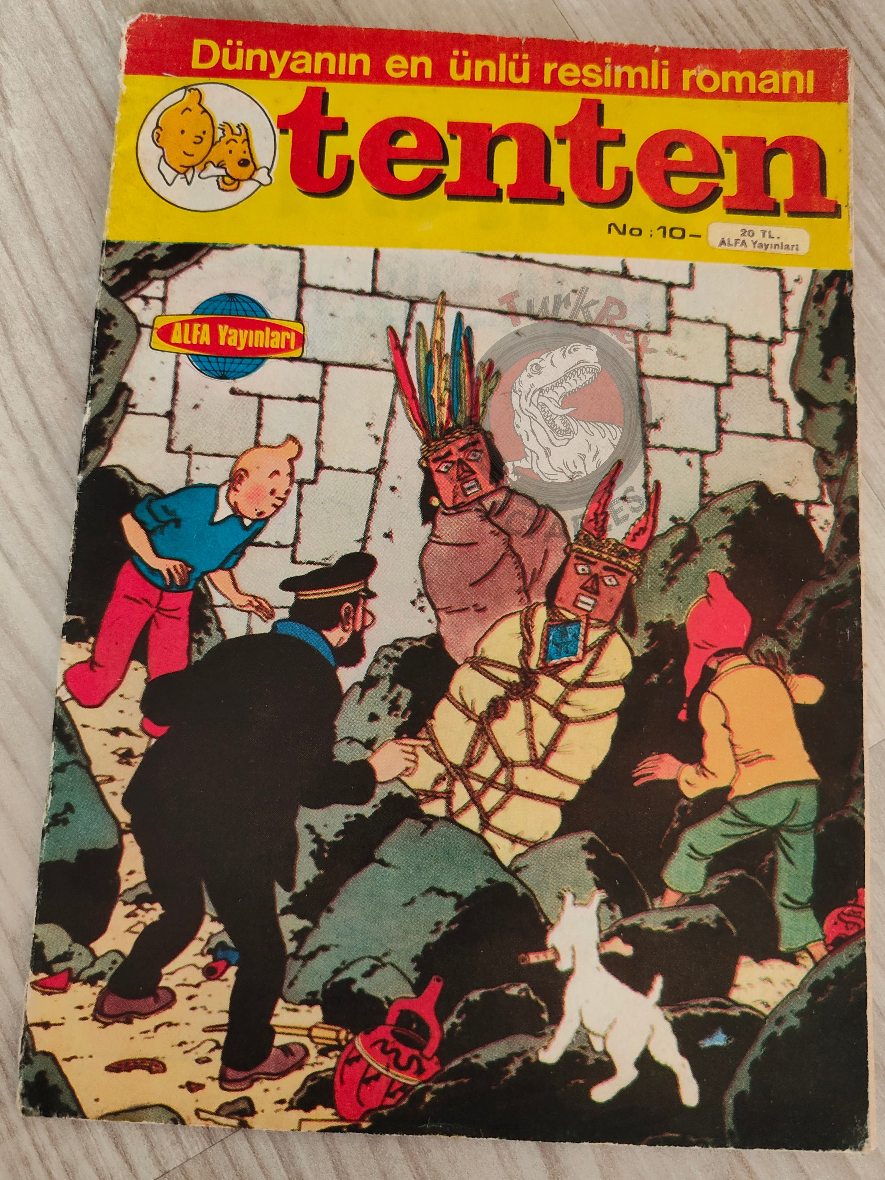 Tintin – Tintin and the Picaros 1980s Turkish Edition Comic Turkey