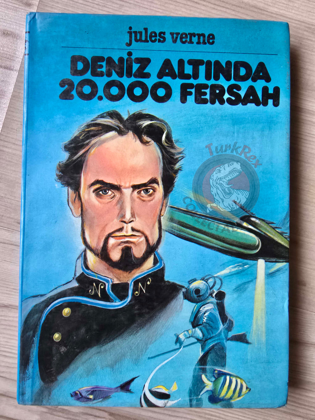 Jules Verne – Twenty Thousand Leagues Under the Sea 1990 HC/DJ Turkish Book Turkey
