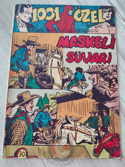 1001 Özel #149 1955 The Lone Ranger Turkish Comic Mag Turkey