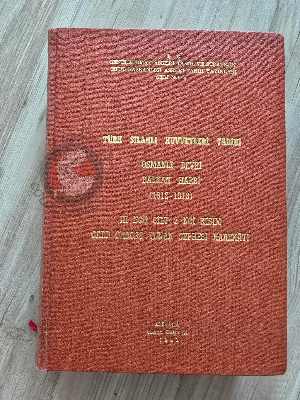 Balkan War Western Army Greek Front 1981 Turkish Book Military Ottoman Empire Maps