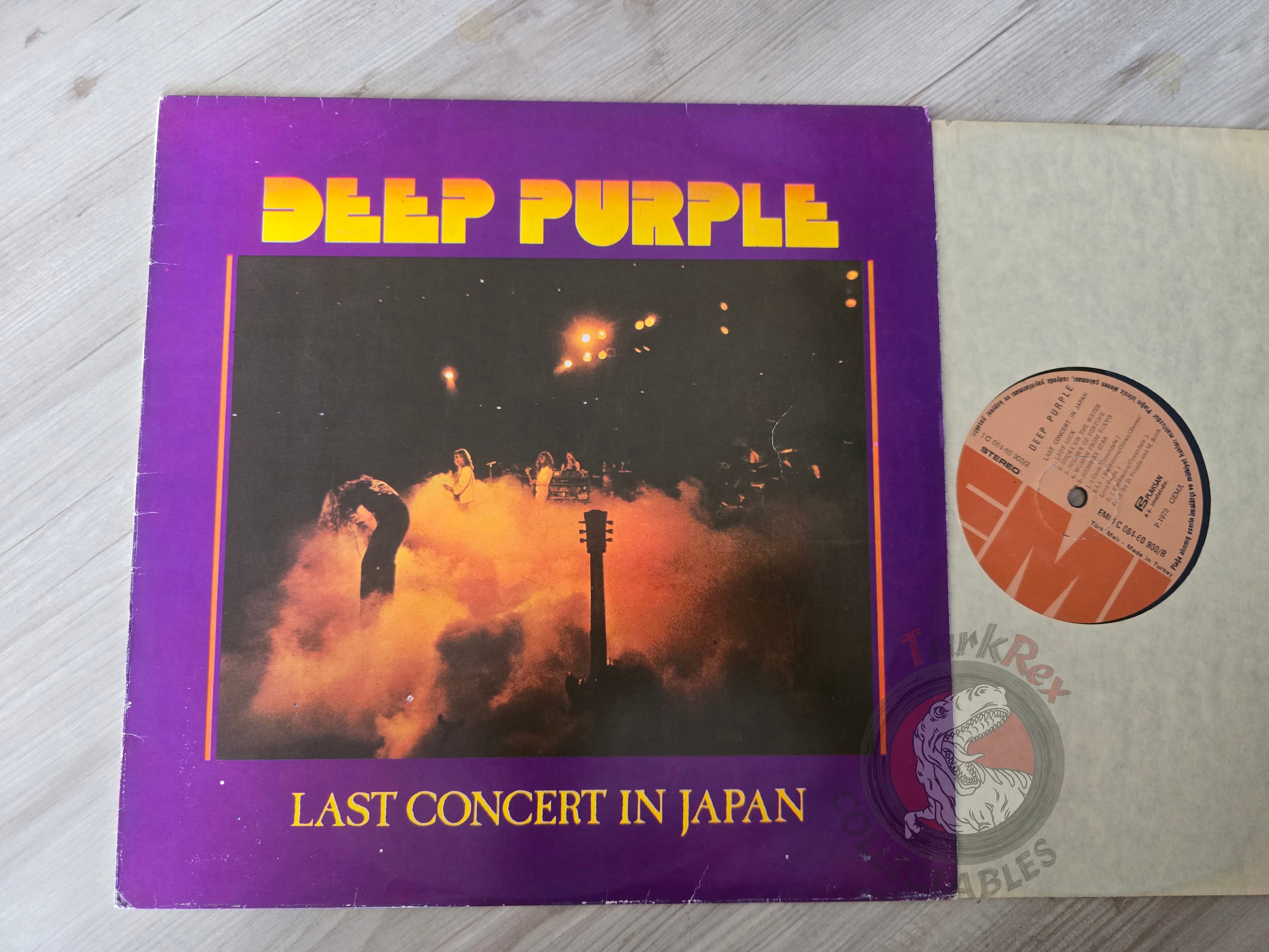 Deep Purple – Last Concert In Japan Turkish Pressing Vinyl Turkey Edition