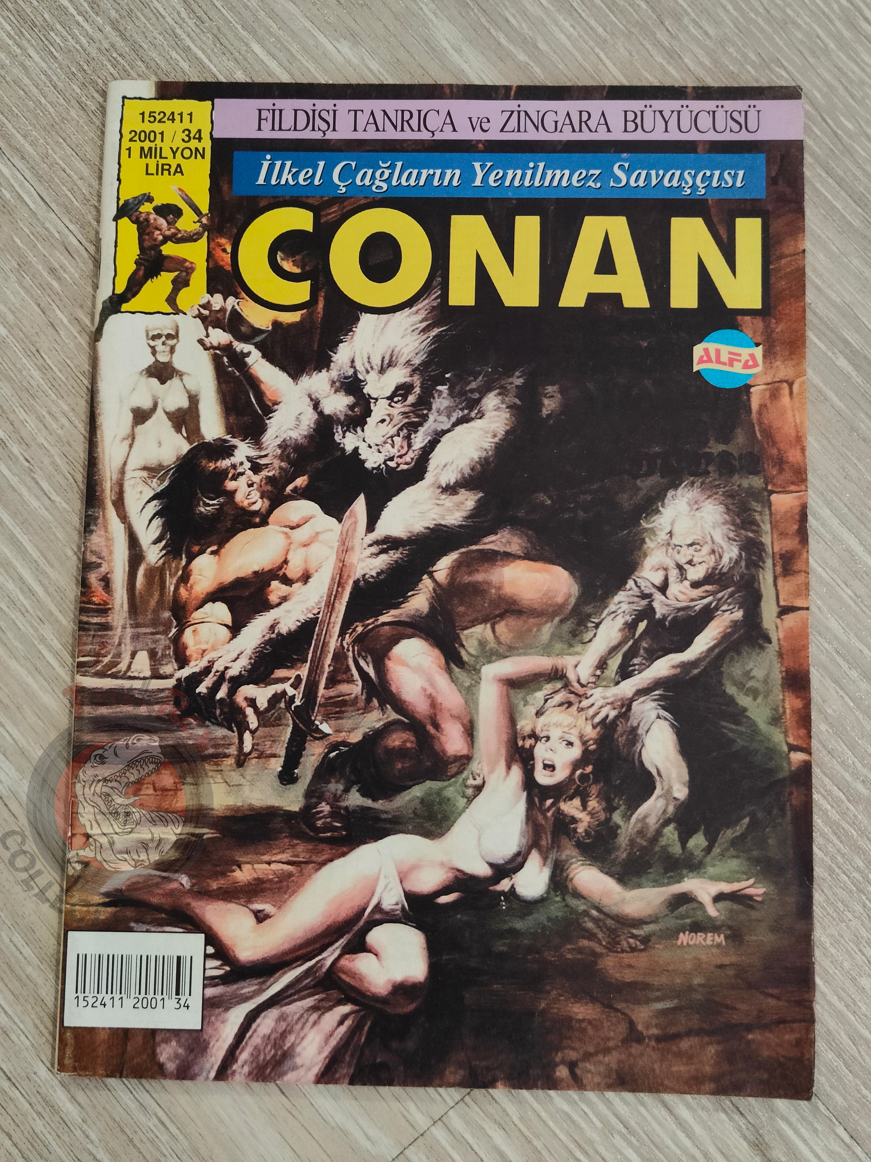Conan #34 The Savage Sword of Conan #59 #60 Turkish Comic Turkey