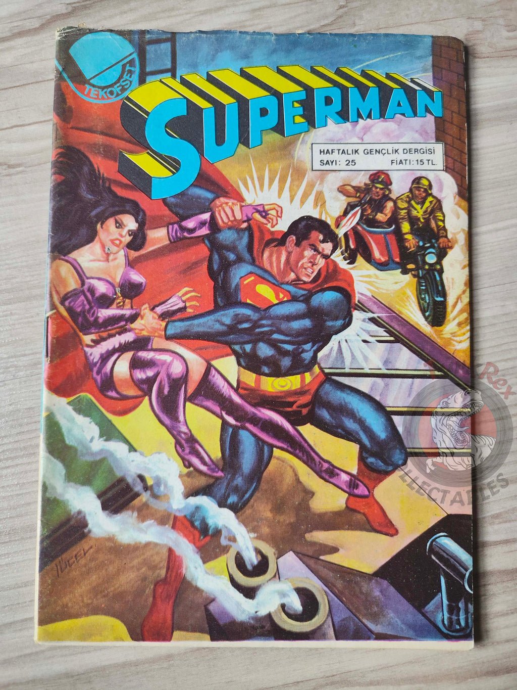 Superman #25 1980 Turkish Comic Turkey #336 #342 #343