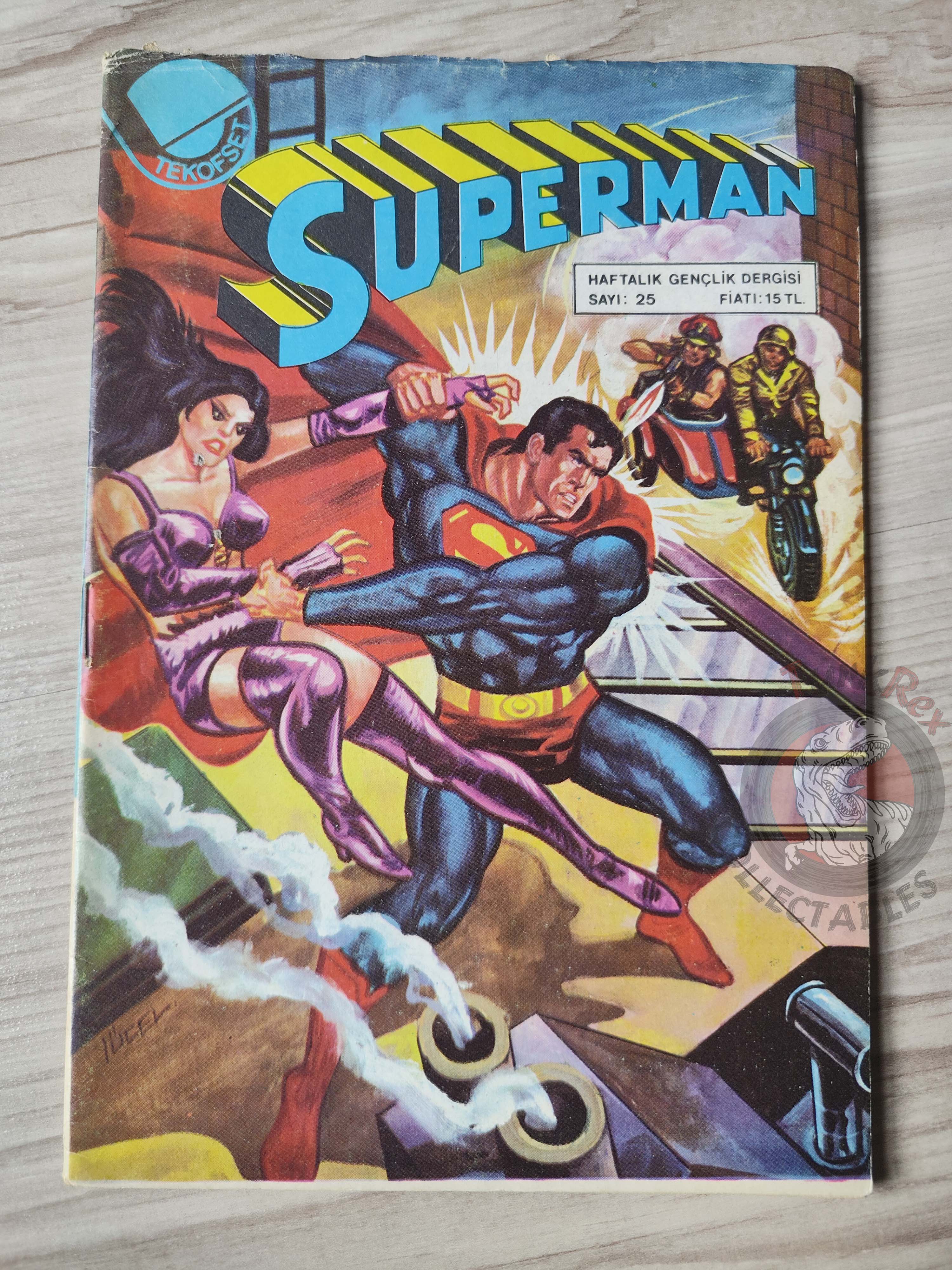 Superman #25 1980 Turkish Comic Turkey #336 #342 #343