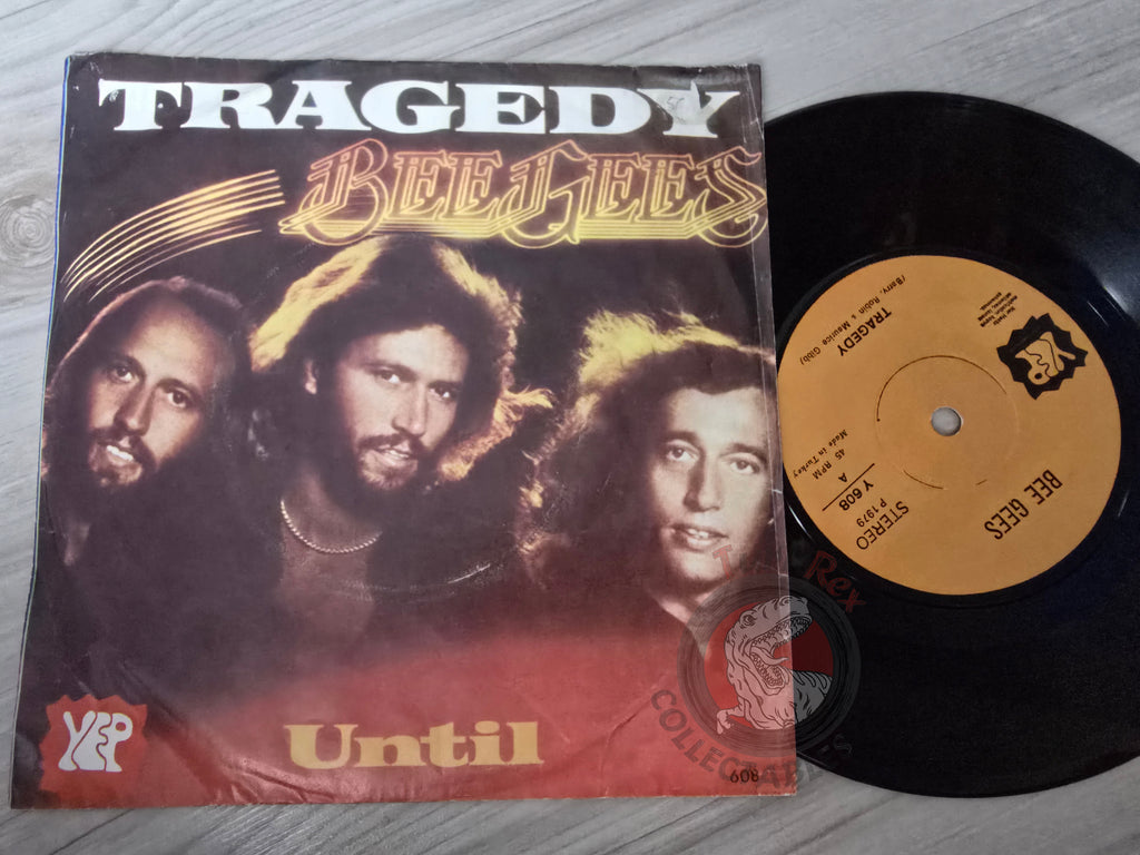 Bee Gees – Tragedy 7" Turkish Pressing Vinyl Turkey Edition