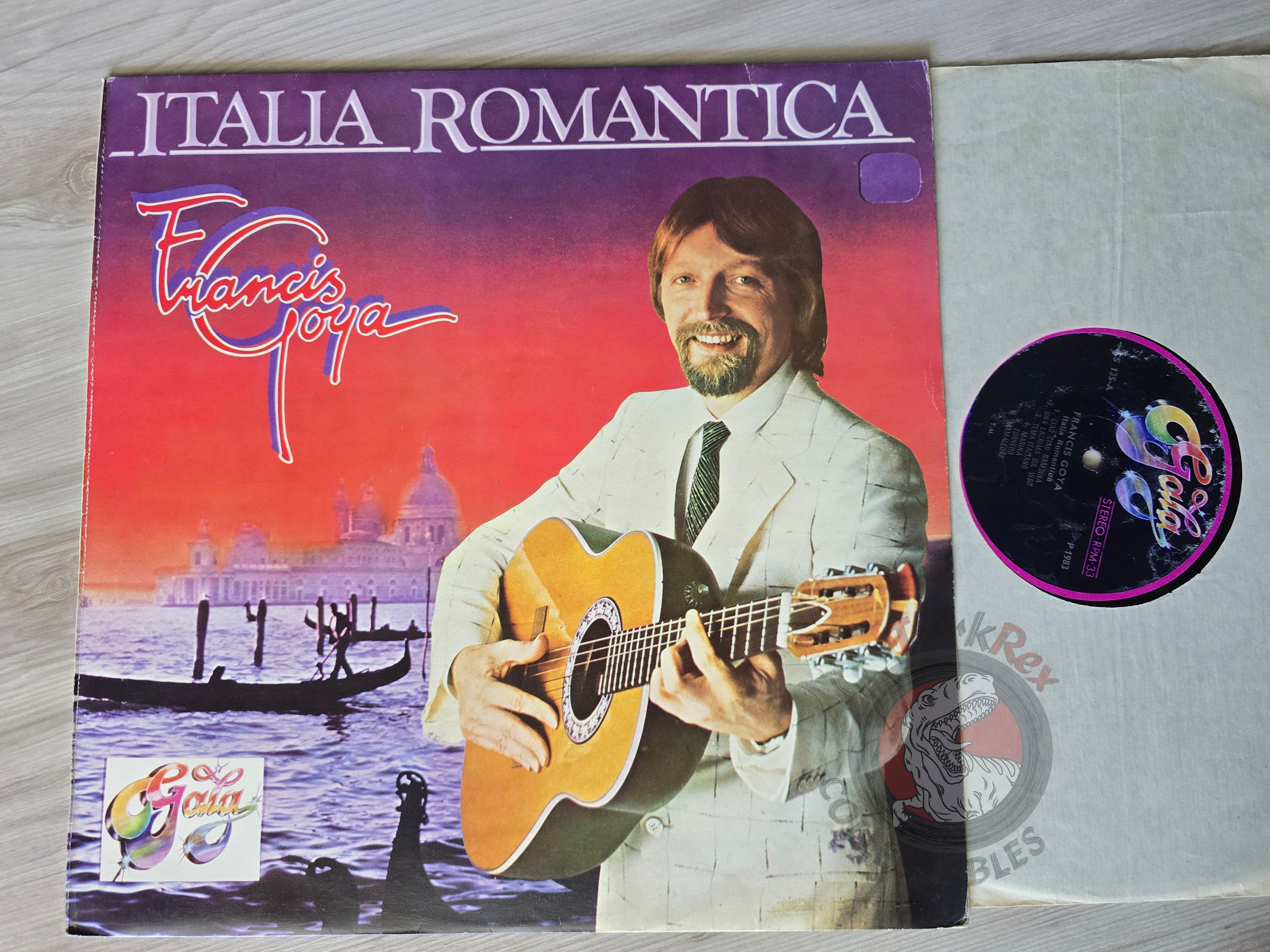 Francis Goya – Italia Romantica Turkish Pressing Vinyl Turkey Edition