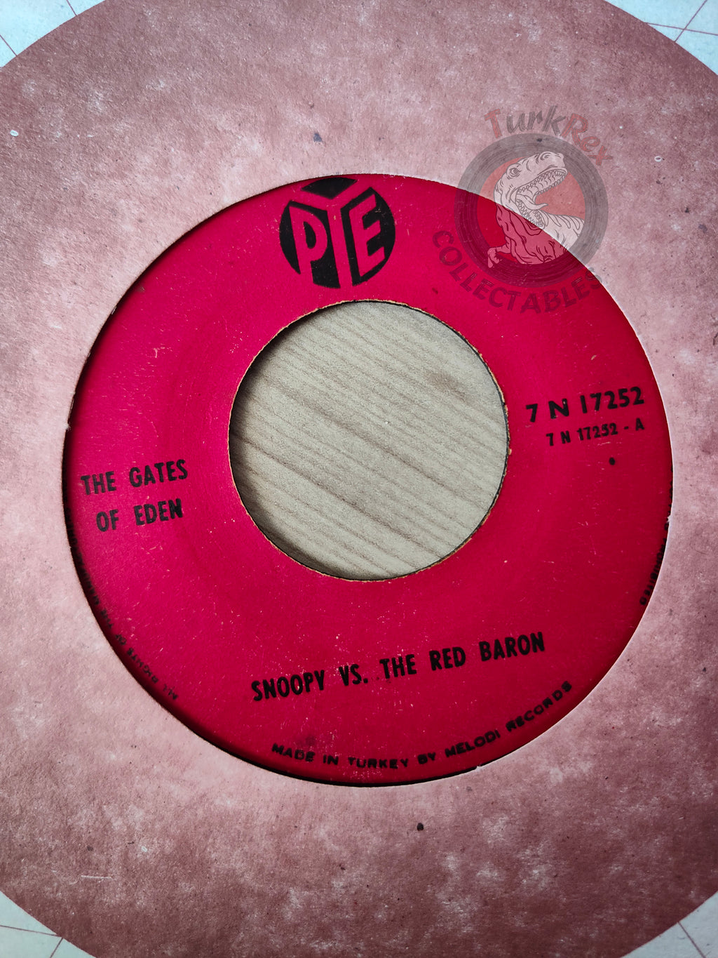 The Gates of Eden – Snoopy vs. The Red Baron 7" Turkish Pressing Vinyl Turkey Edition