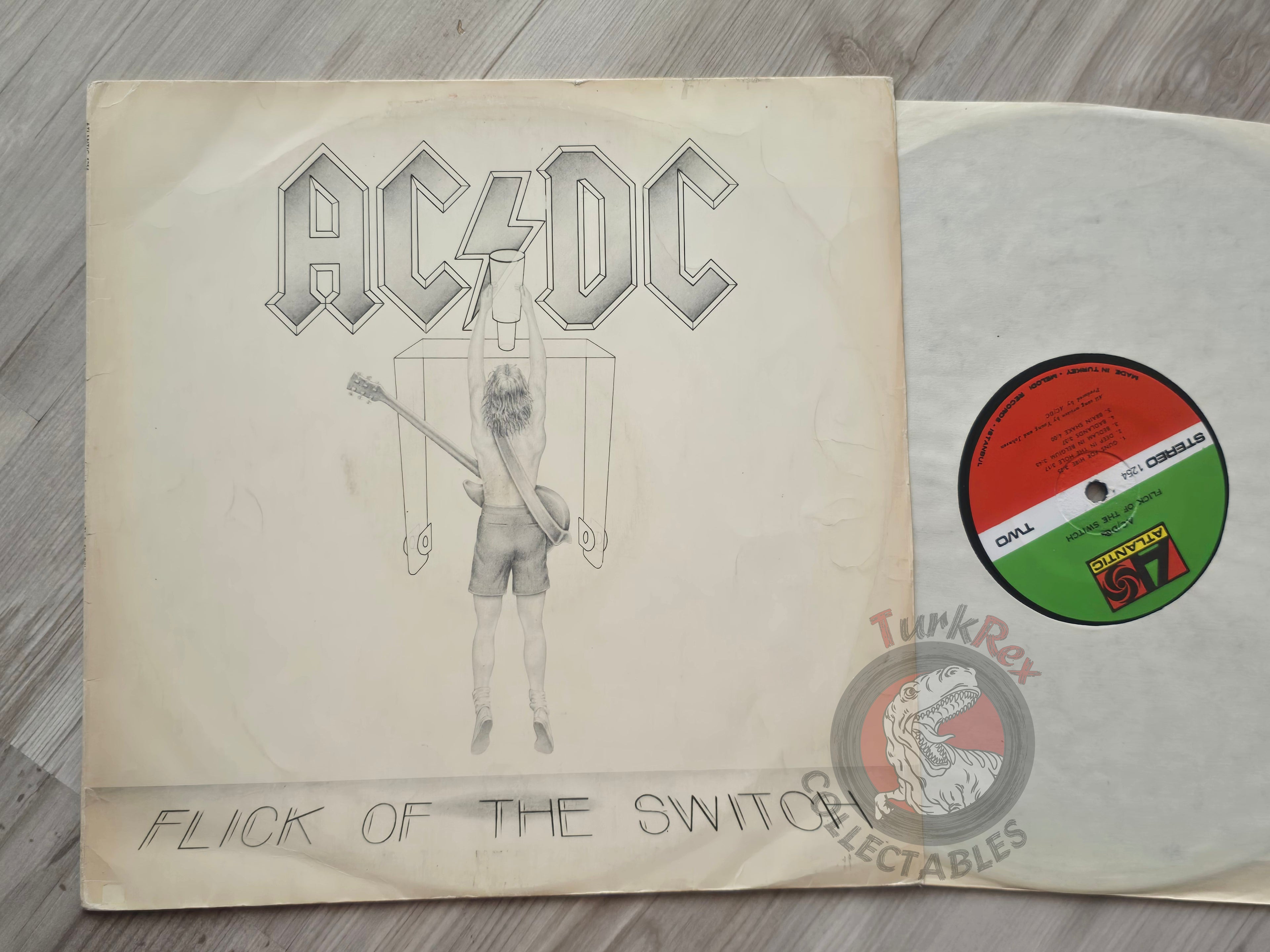 AC/DC – Flick Of The Switch Turkish Pressing Vinyl Turkey Edition